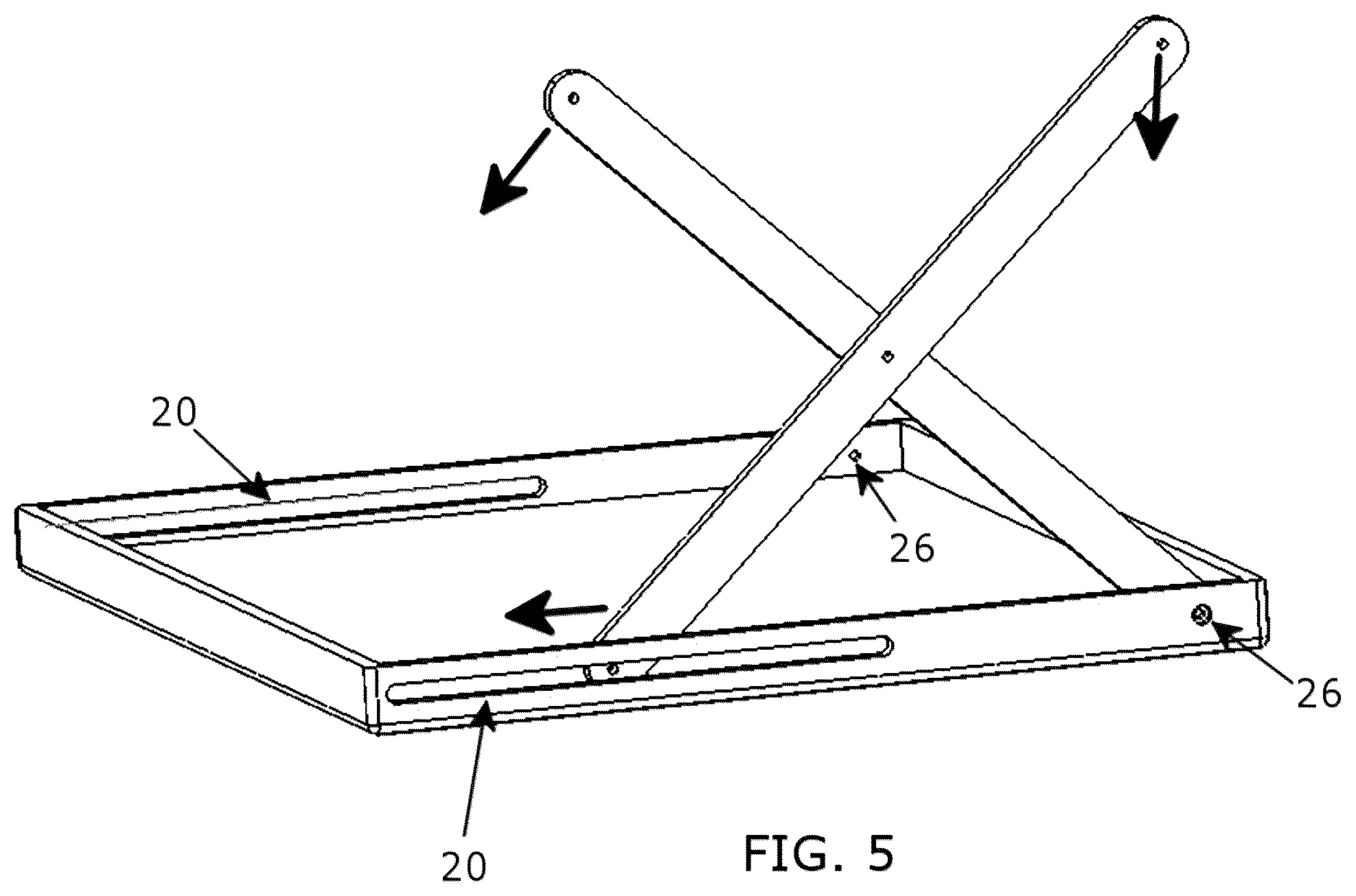 Patent US12342937 Figure 17 – Desktop workspace that adjusts vertically