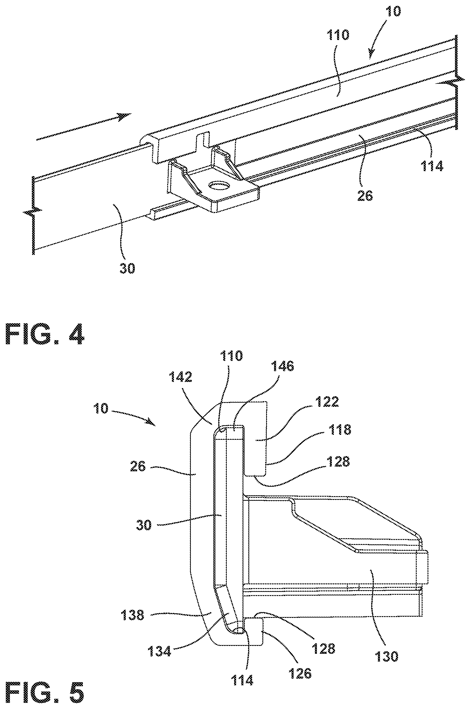 Patent US12342938 Figure 3 – Trim assembly for an appliance shelf