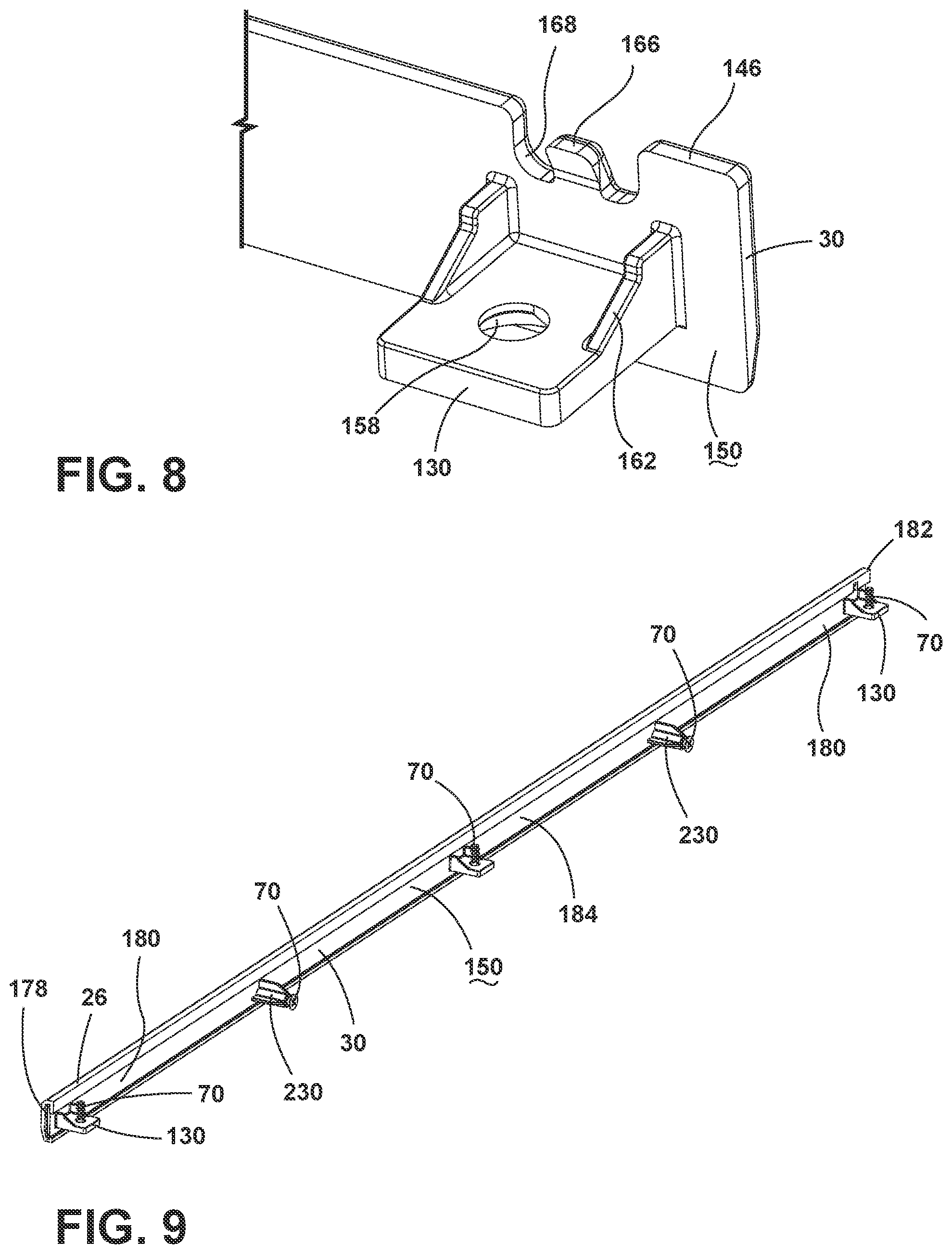 Patent US12342938 Figure 5 – Trim assembly for an appliance shelf