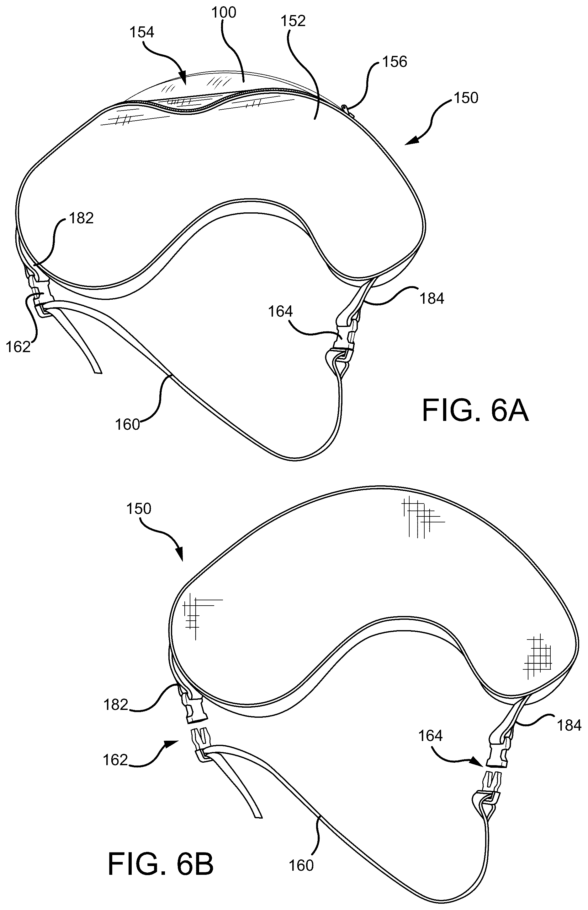Patent US12342940 Figure 4 – Contoured surface support cushion