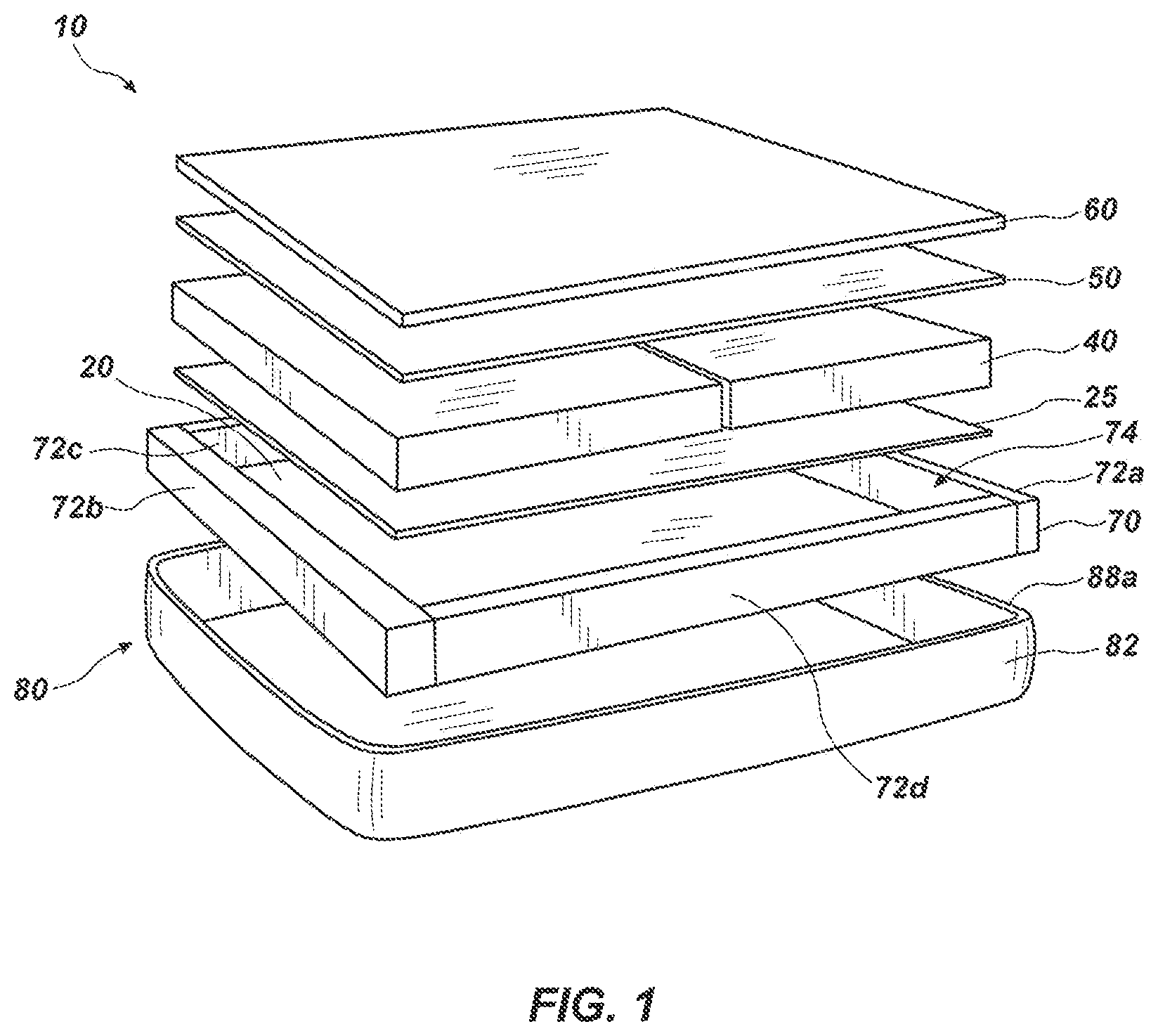 Patent US12342941 Figure 1 – Composite mattresses with air chambers