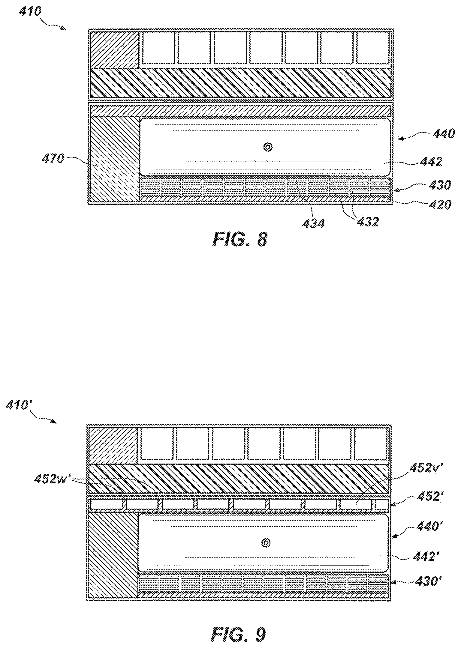 Patent US12342941 Figure 4 – Composite mattresses with air chambers