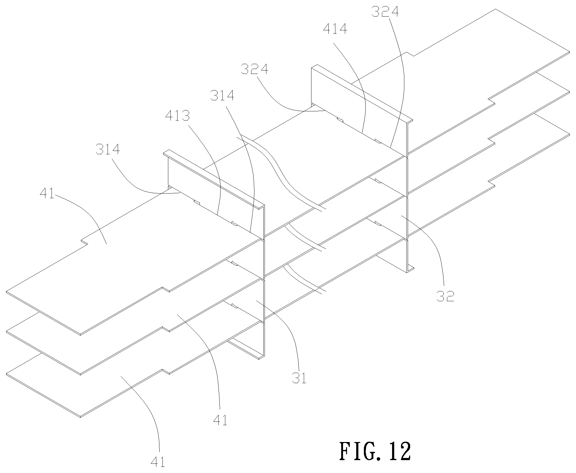 Patent US12342942 Figure 8 – Inflatable cushion structure