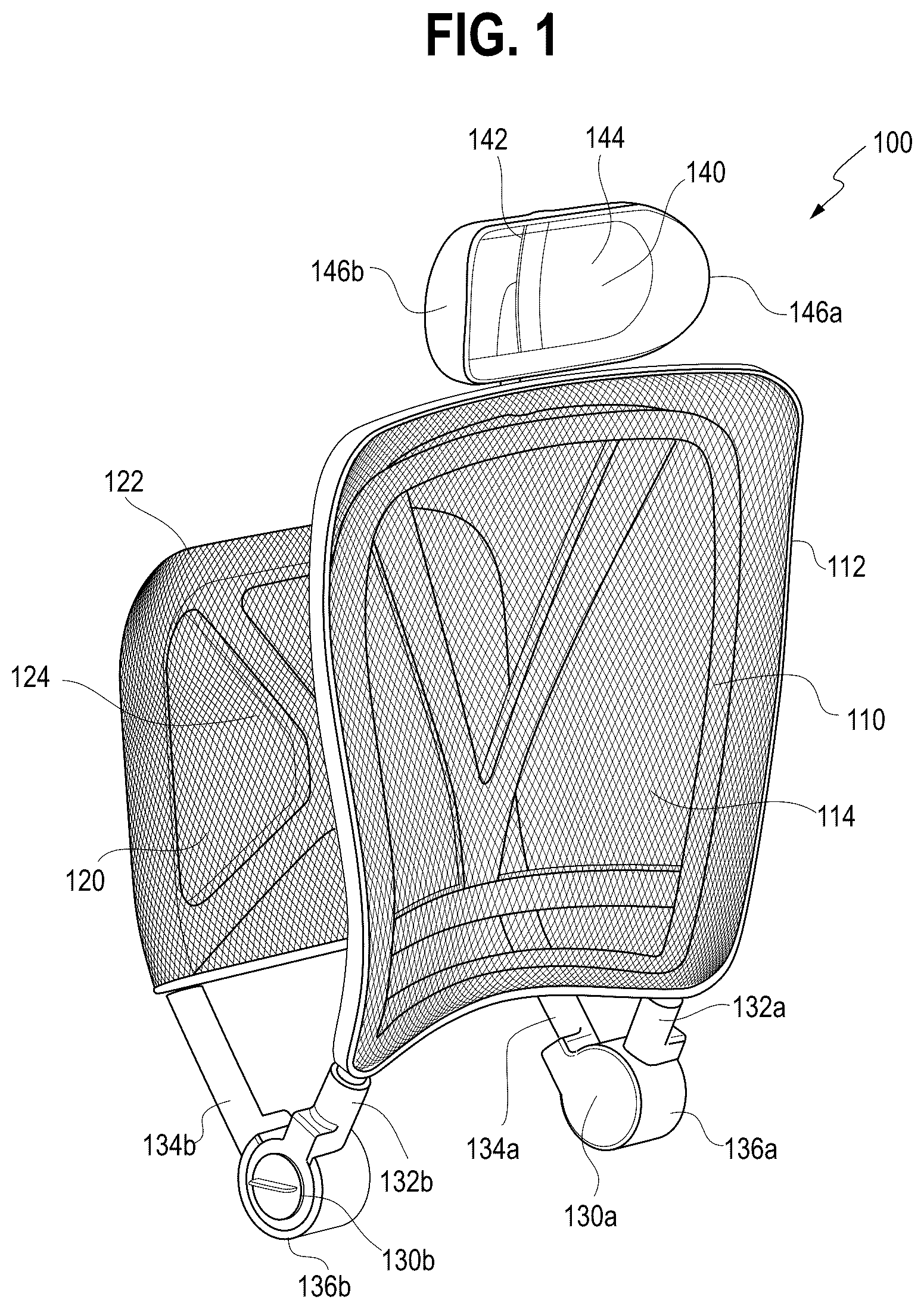 Patent US12342943 Figure 1 – Portable rebounding device with adjustable and collapsible features