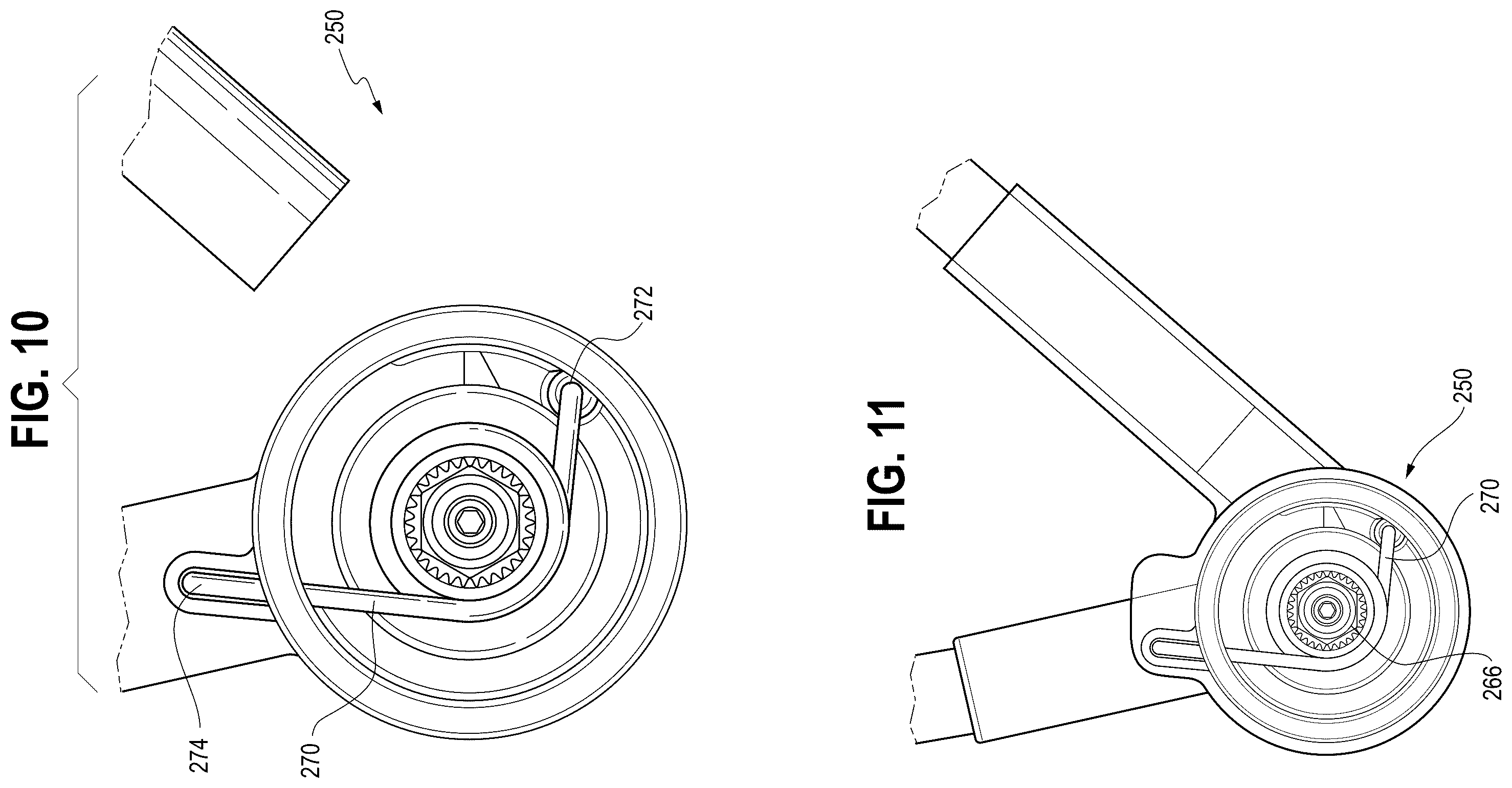 Patent US12342943 Figure 7 – Portable rebounding device with adjustable and collapsible features