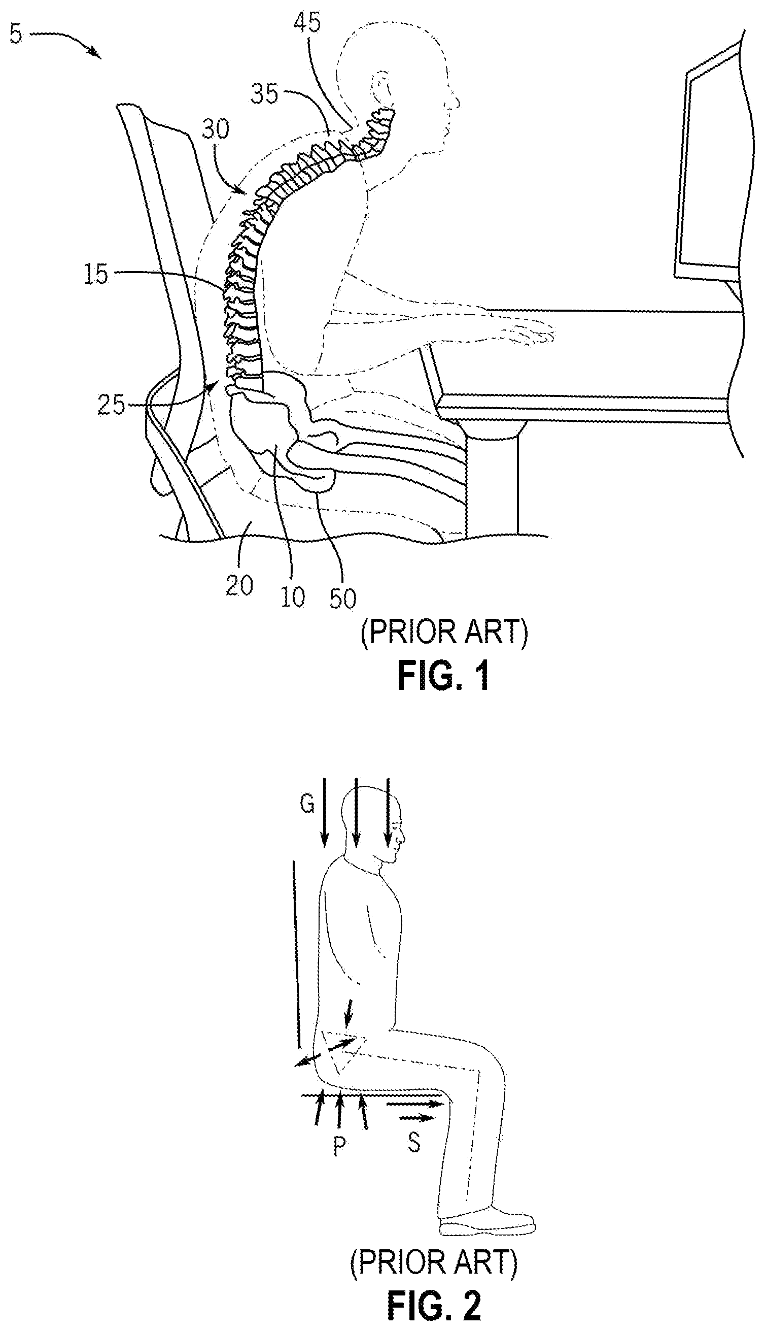 Patent US12342944 Figure 1 – Seat configuration