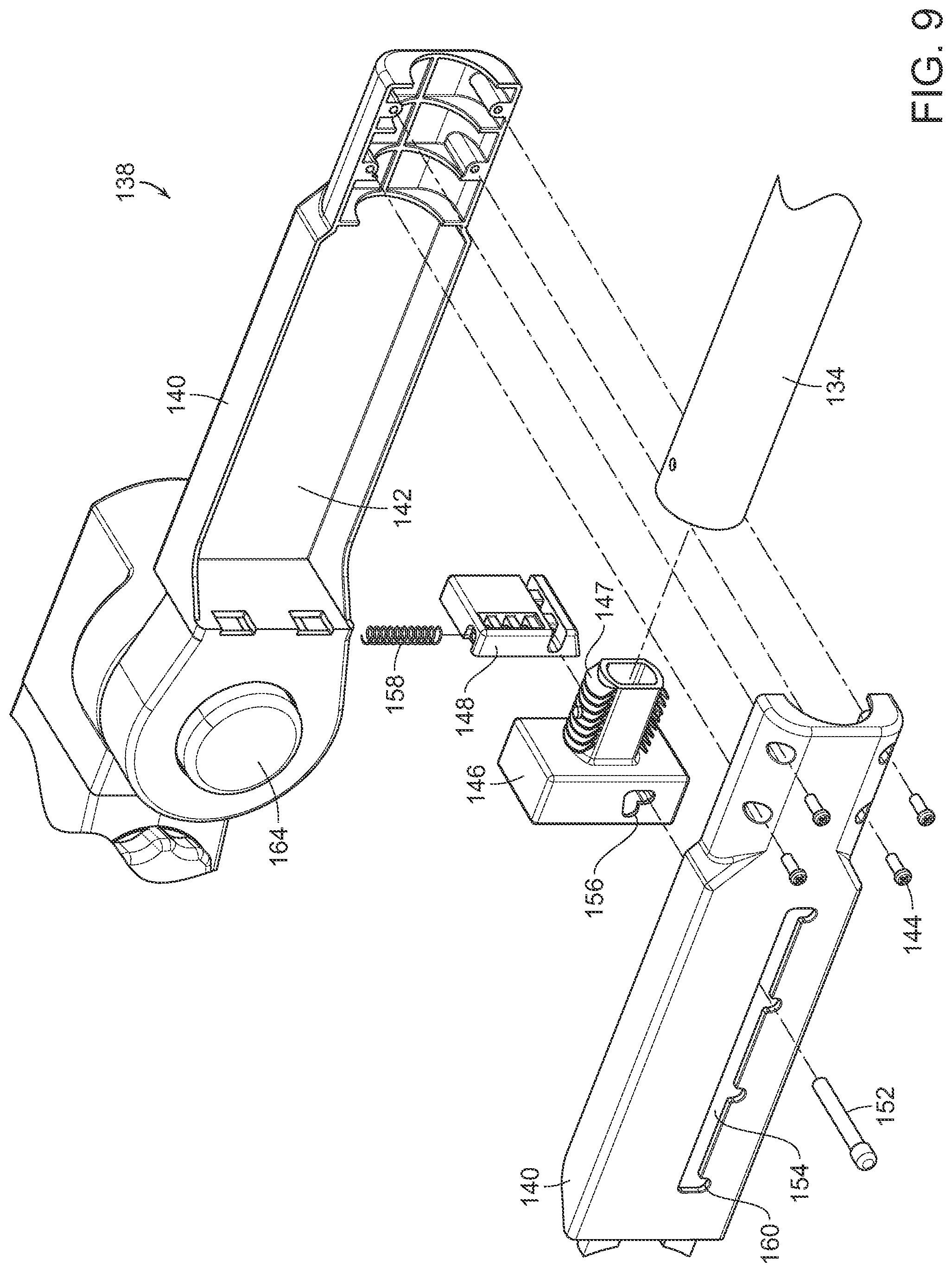 Patent US12342947 Figure 8 – Child walking assembly and related method