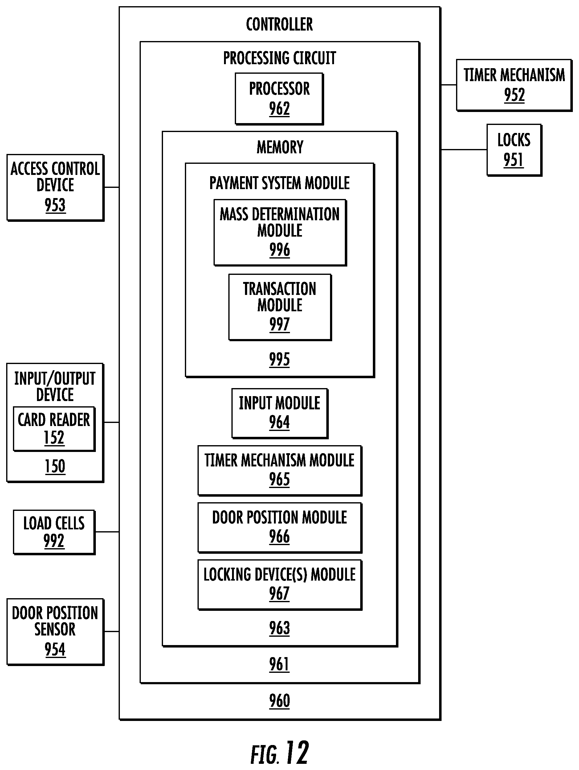 Patent US12342948 Figure 14 – Merchandiser with on-product financial payment system