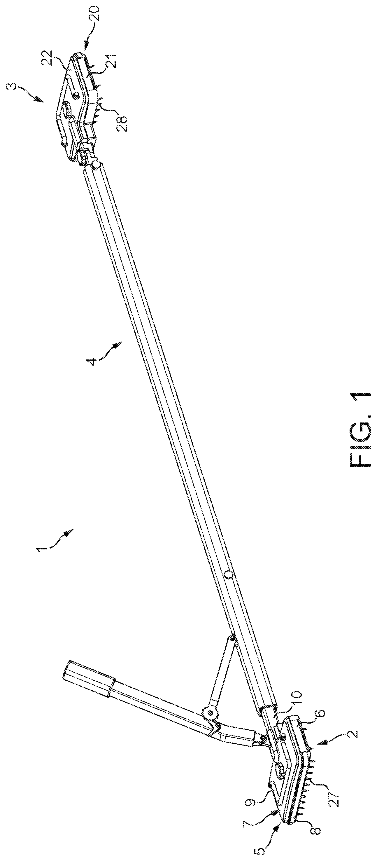 Patent US12342950 — Carpet stretcher — Figure 1