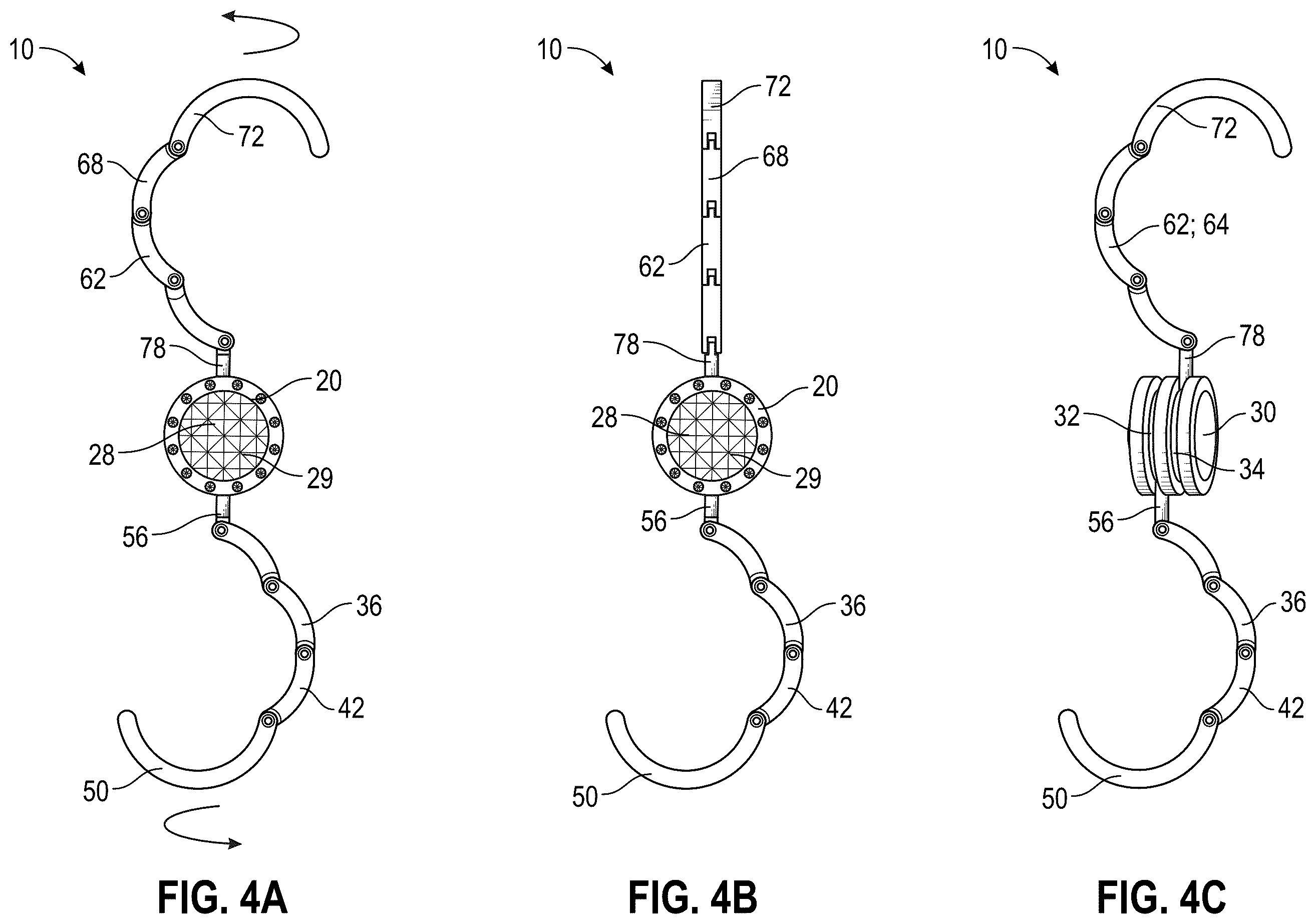 Patent US12342951 Figure 5 – Articulating hook apparatus for hanging an article from a variety of structures
