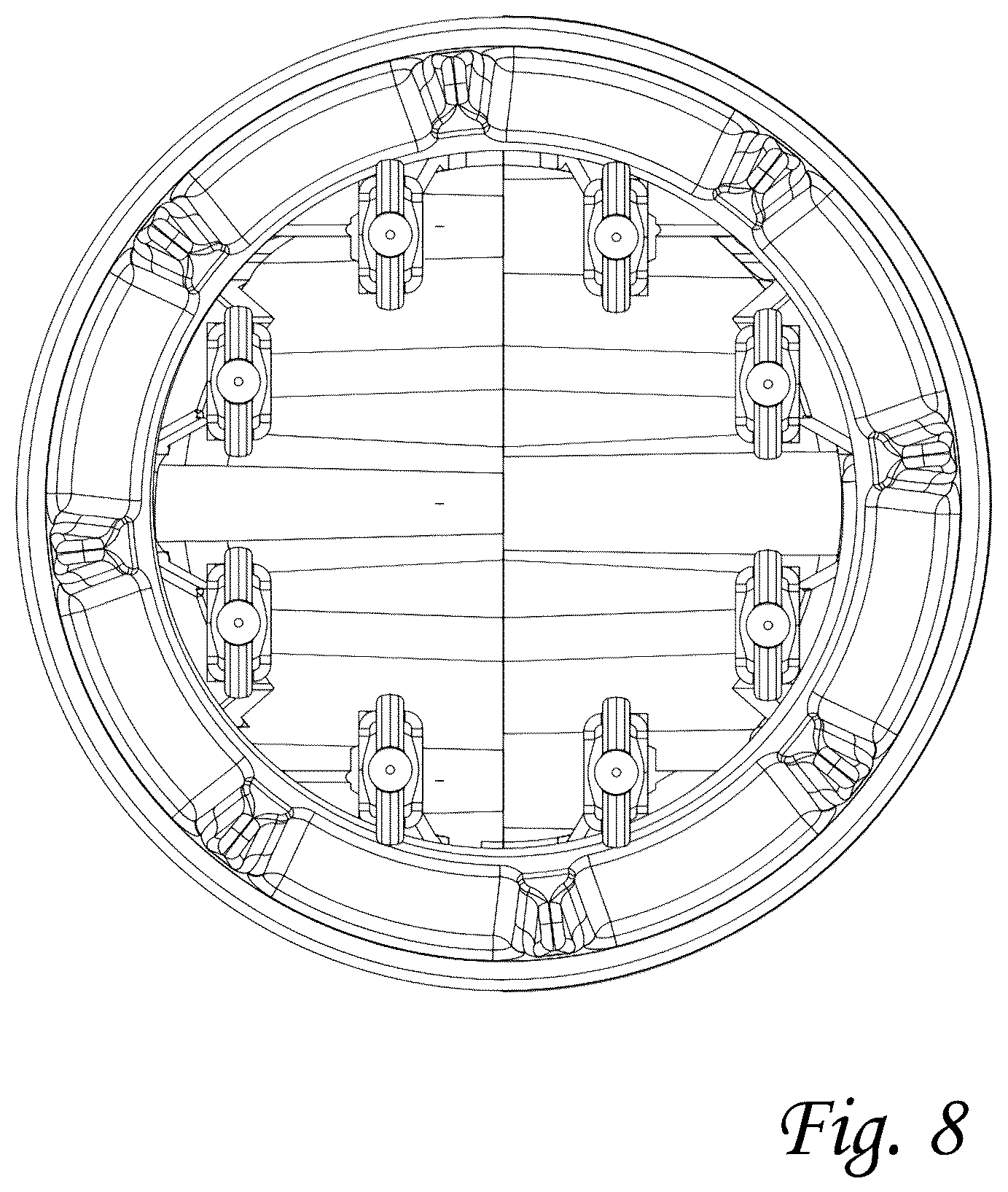 Patent US12342952 Figure 8 – Tree topper stabilizer