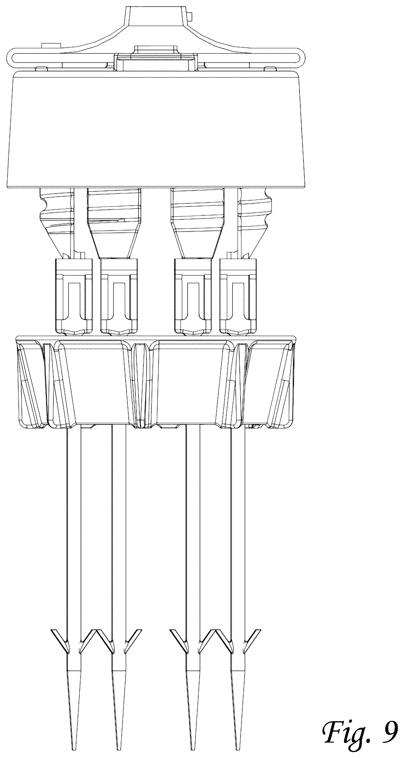Patent US12342952 Figure 9 – Tree topper stabilizer