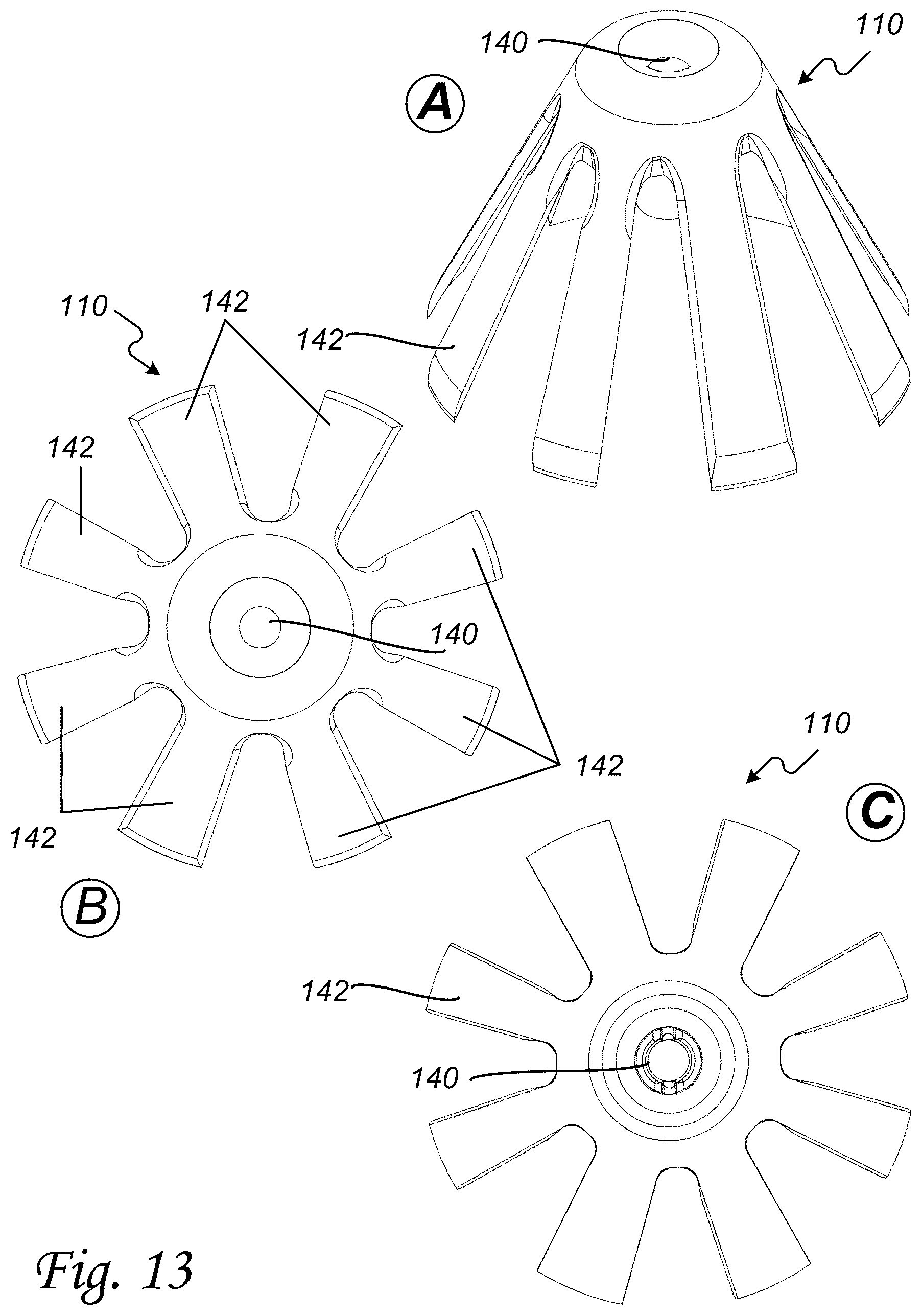 Patent US12342952 Figure 13 – Tree topper stabilizer