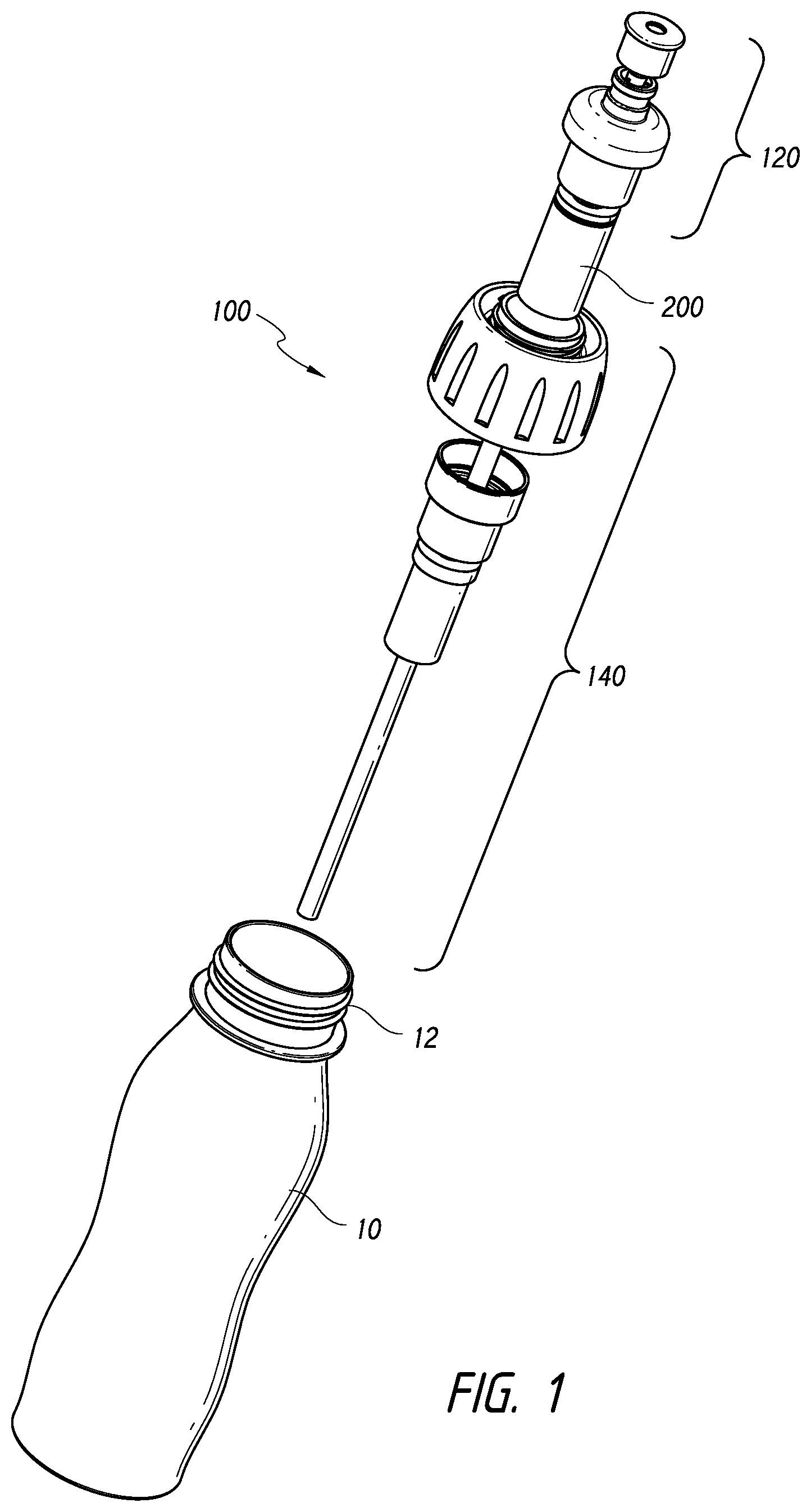 Patent US12342954 Figure 1 – Additive delivery systems and containers