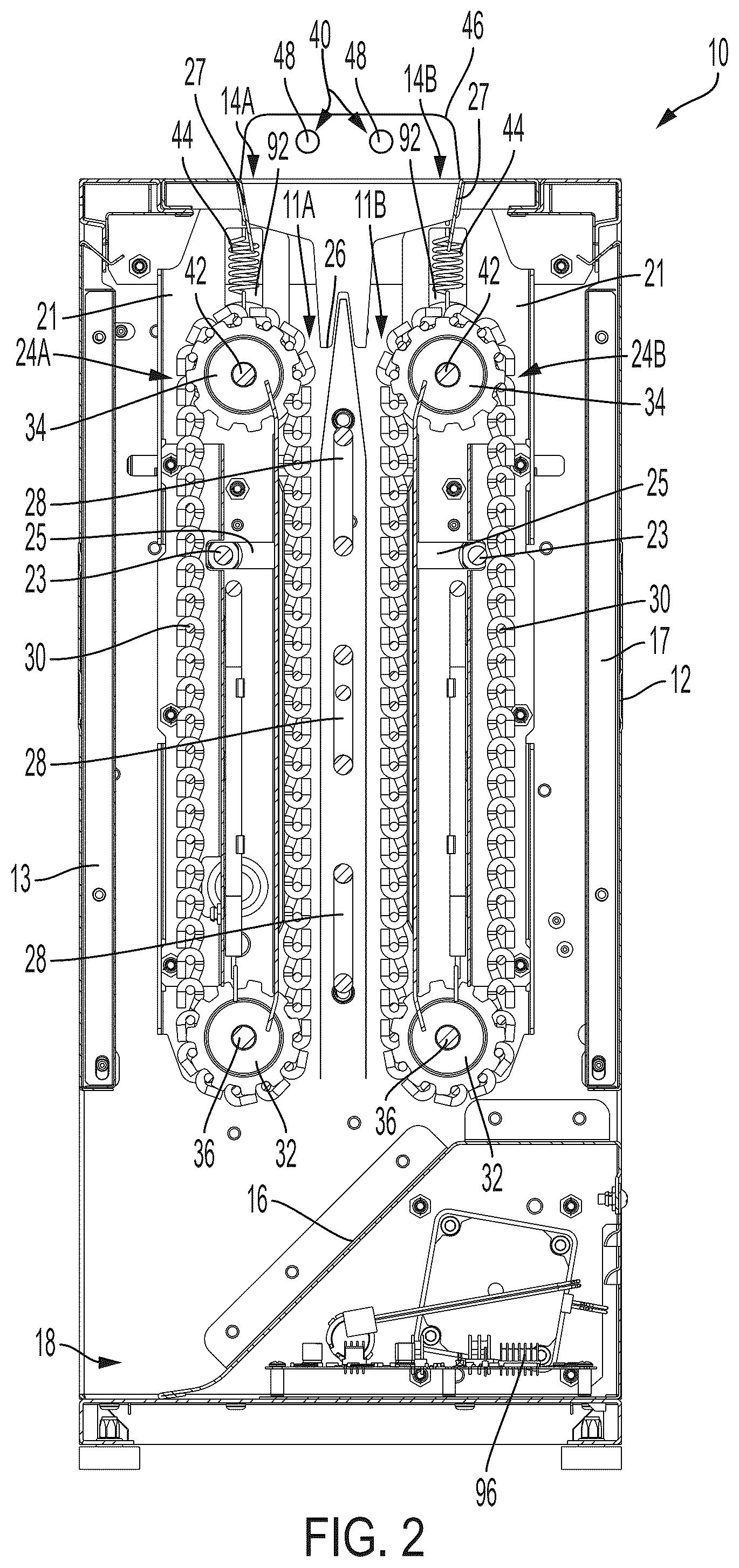 Patent US12342961 Figure 2 – Toaster with input control