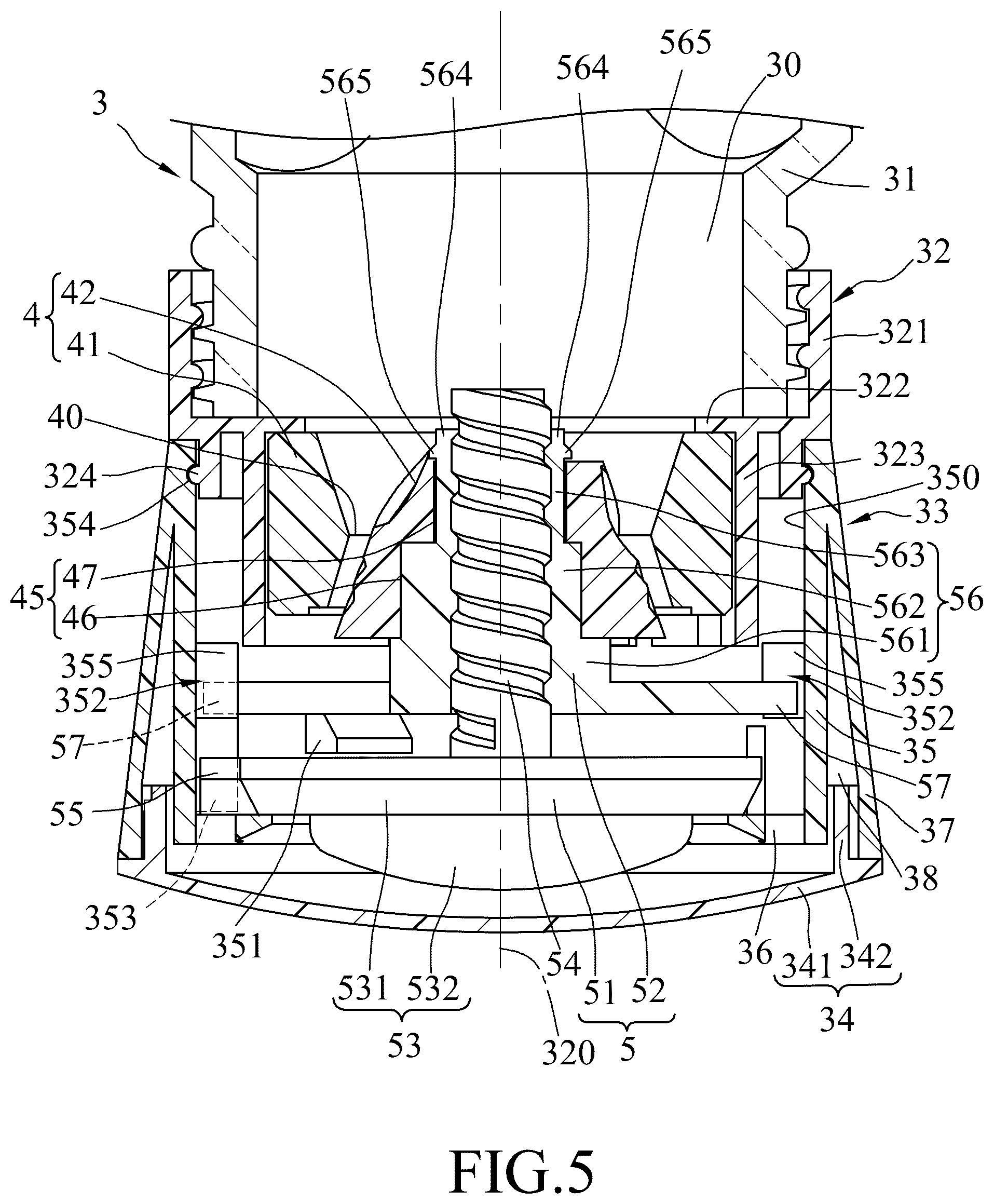 Patent US12342962 Figure 5 – Pepper mill