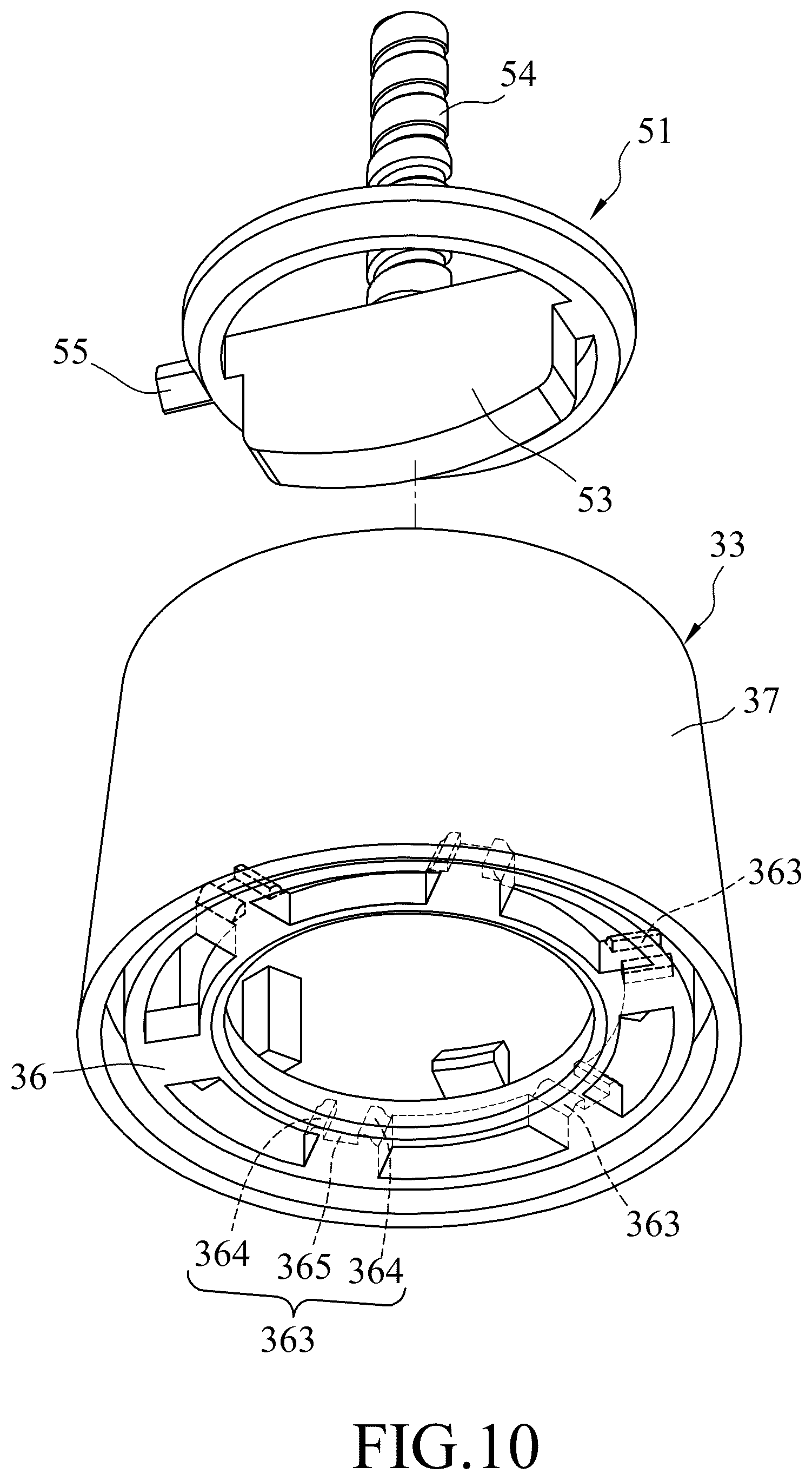 Patent US12342962 Figure 10 – Pepper mill
