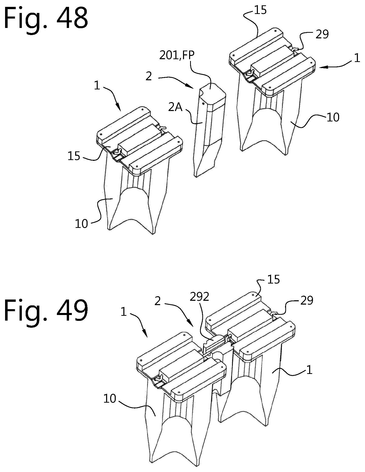 Patent US12342966 Figure 19 – Outdoor sanitation system including an urinal unit for temporary placement and frequent transport