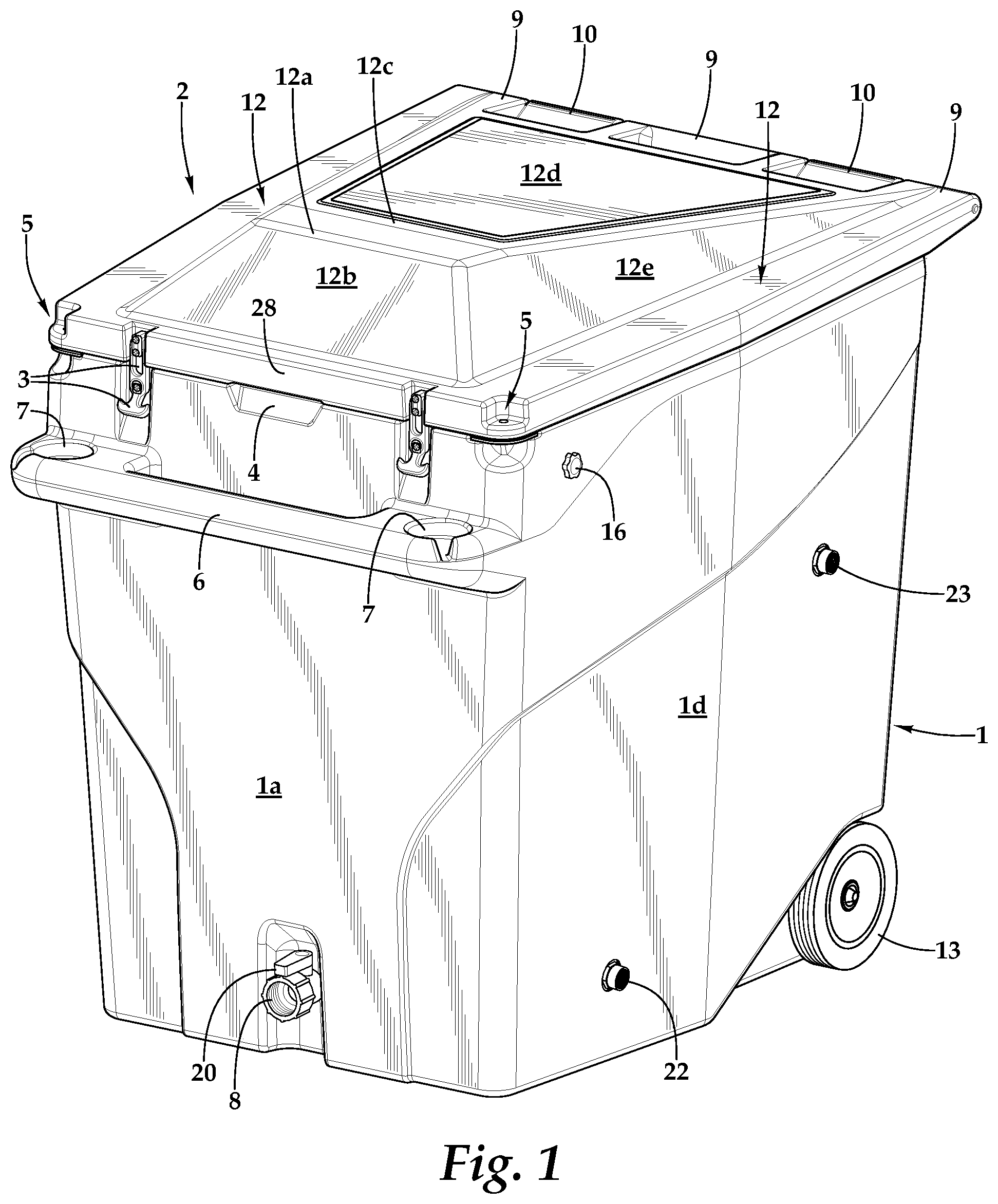 Patent US12342968 — Whole body ice bath — Figure 1