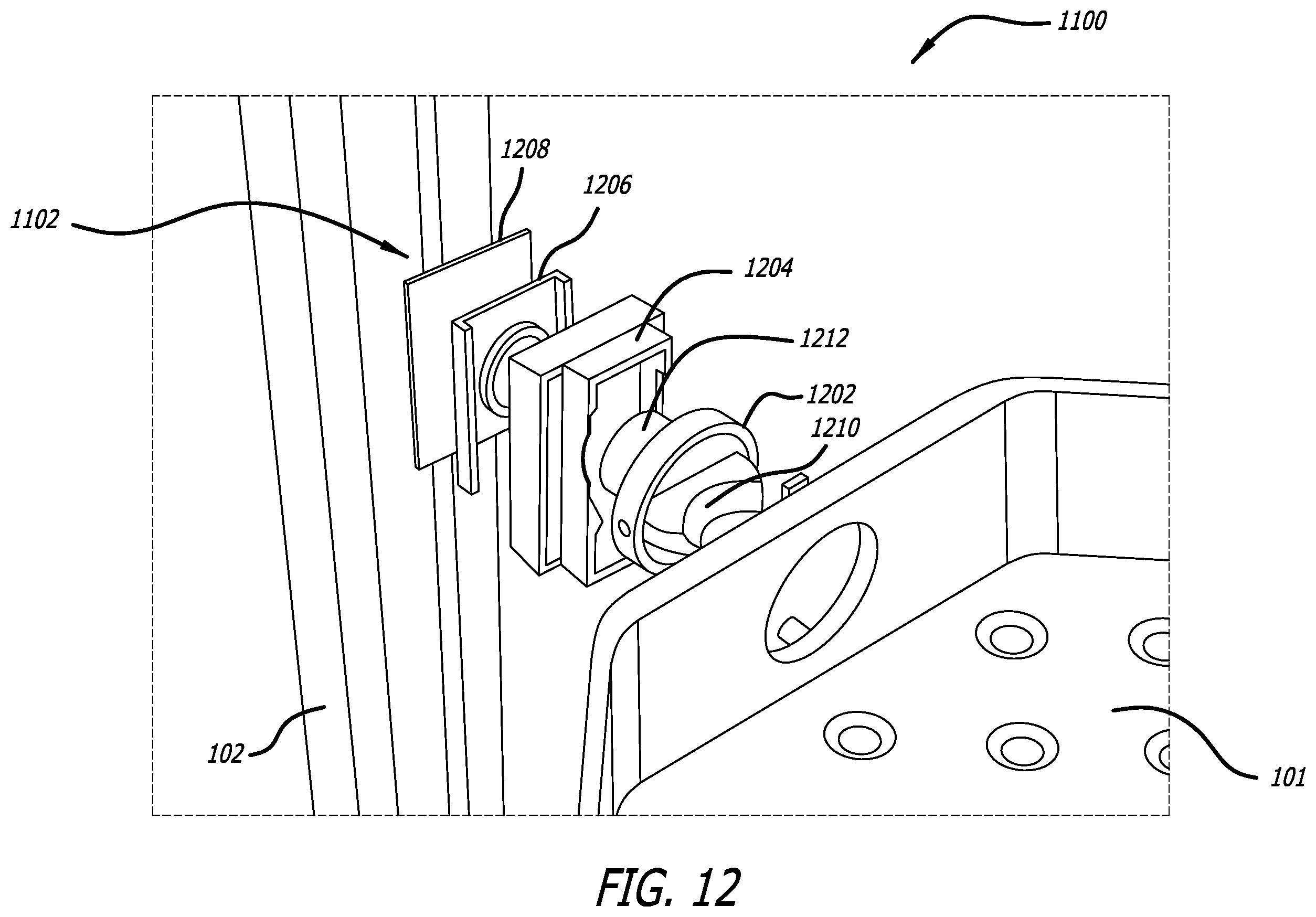 Patent US12342969 Figure 10 – Shower caddy
