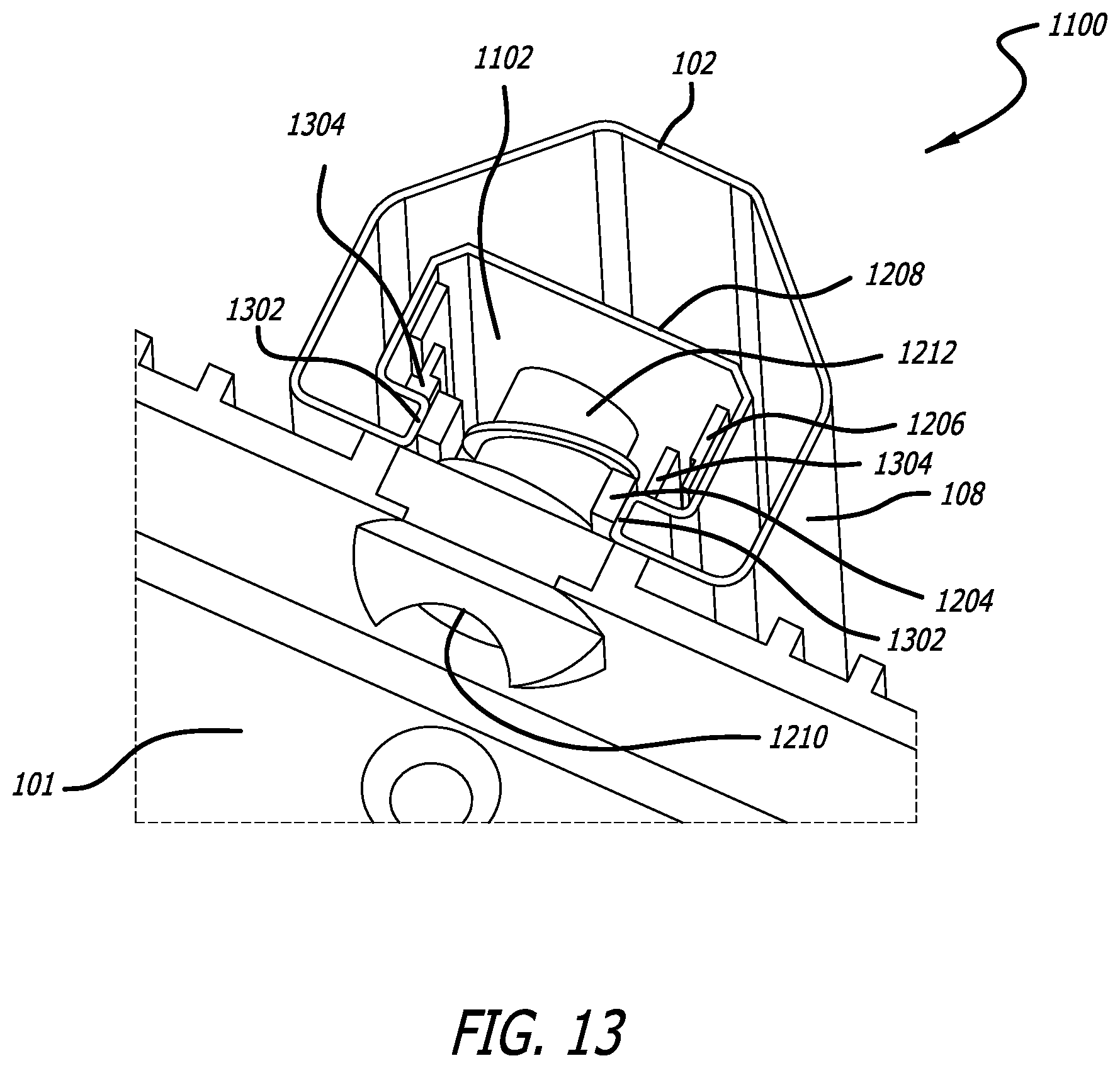 Patent US12342969 Figure 11 – Shower caddy