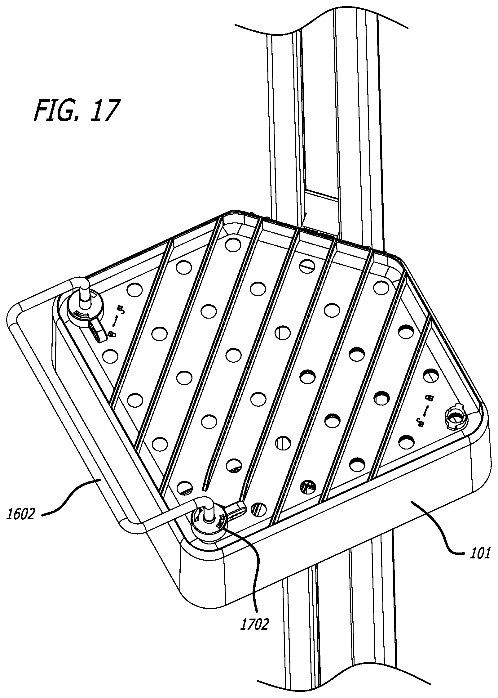 Patent US12342969 Figure 14 – Shower caddy