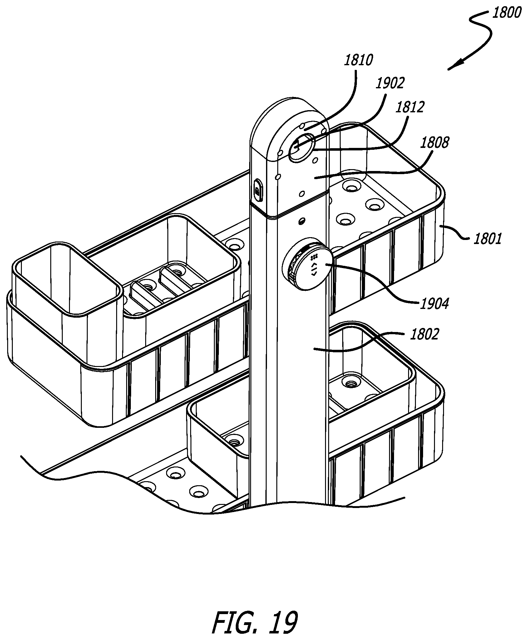 Patent US12342969 Figure 16 – Shower caddy