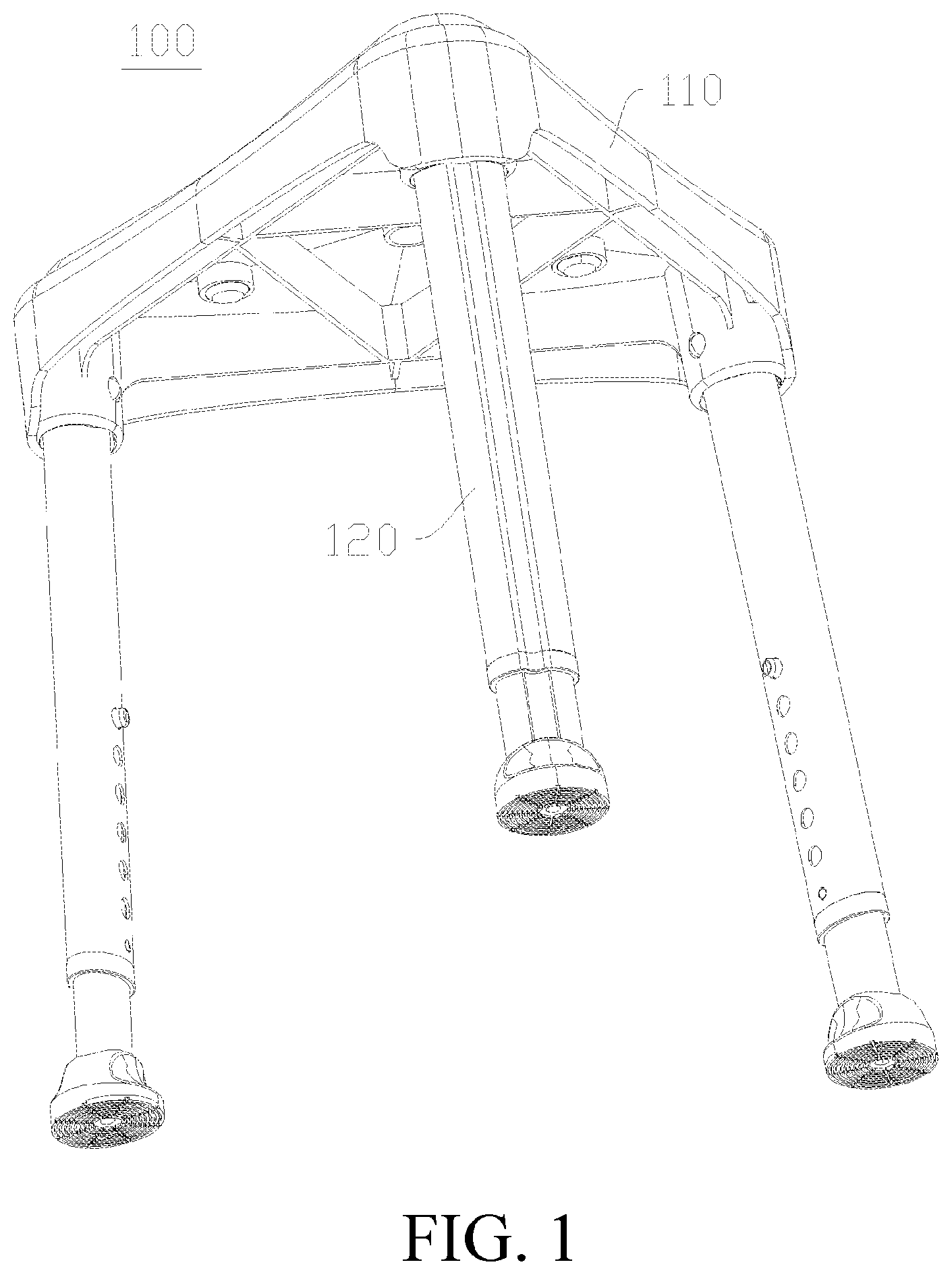 Patent US12342970 Figure 1 – Bathroom stool