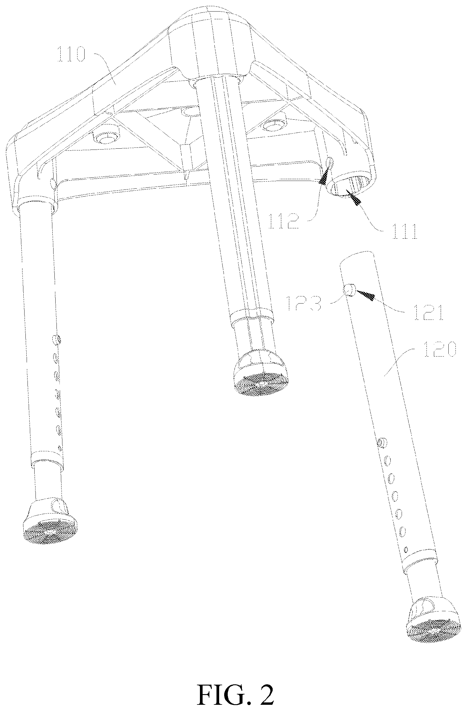 Patent US12342970 Figure 2 – Bathroom stool