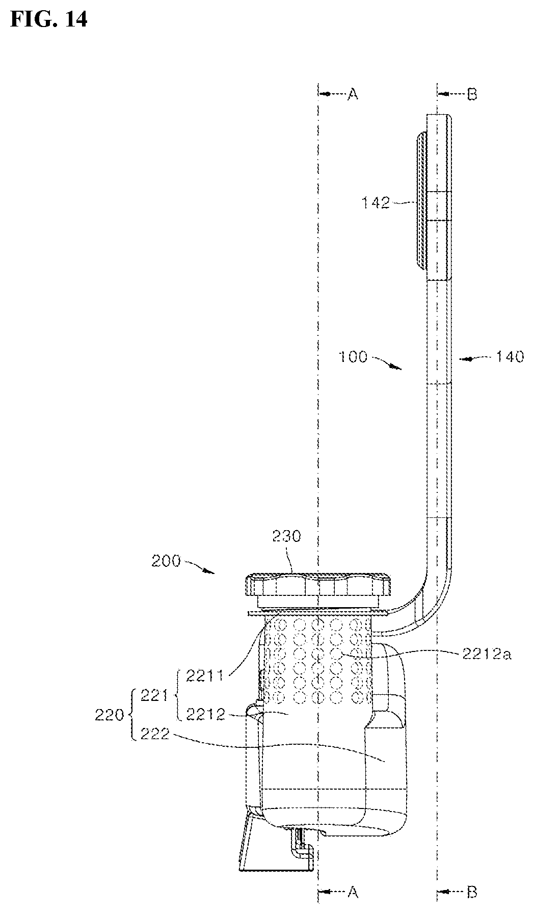 Patent US12342975 Figure 14 – Dishwasher