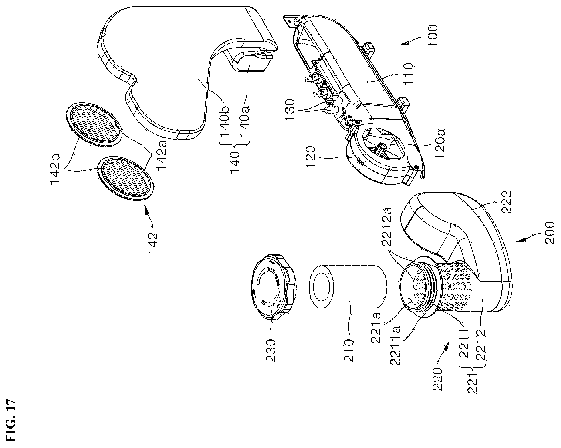 Patent US12342975 Figure 17 – Dishwasher