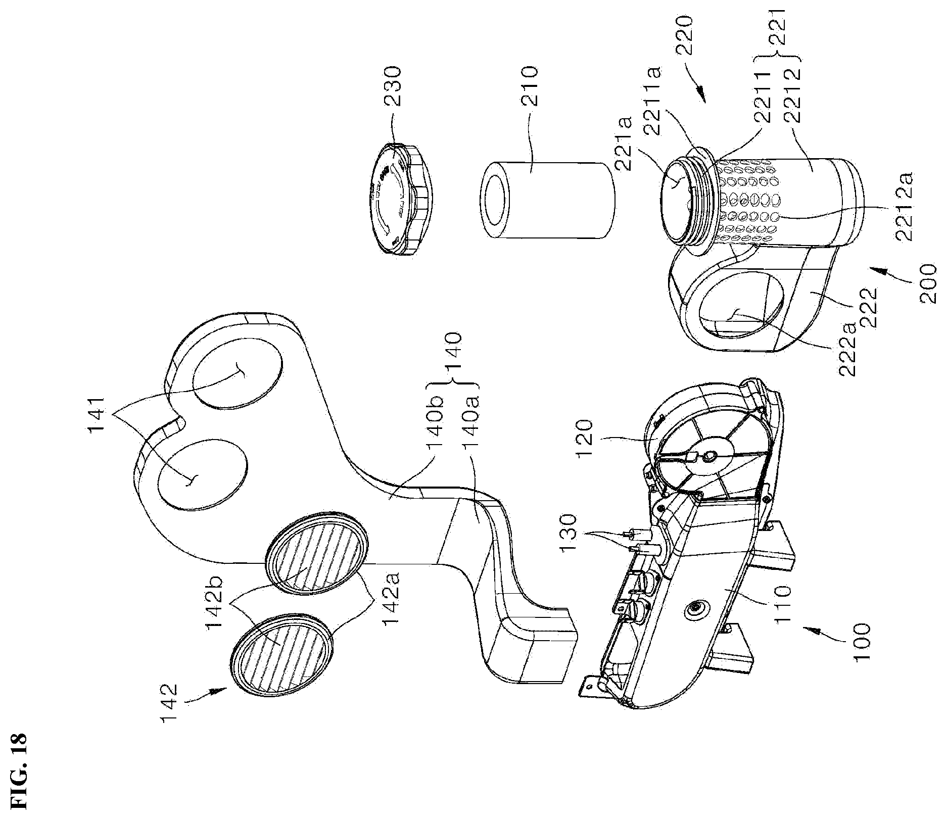 Patent US12342975 Figure 18 – Dishwasher