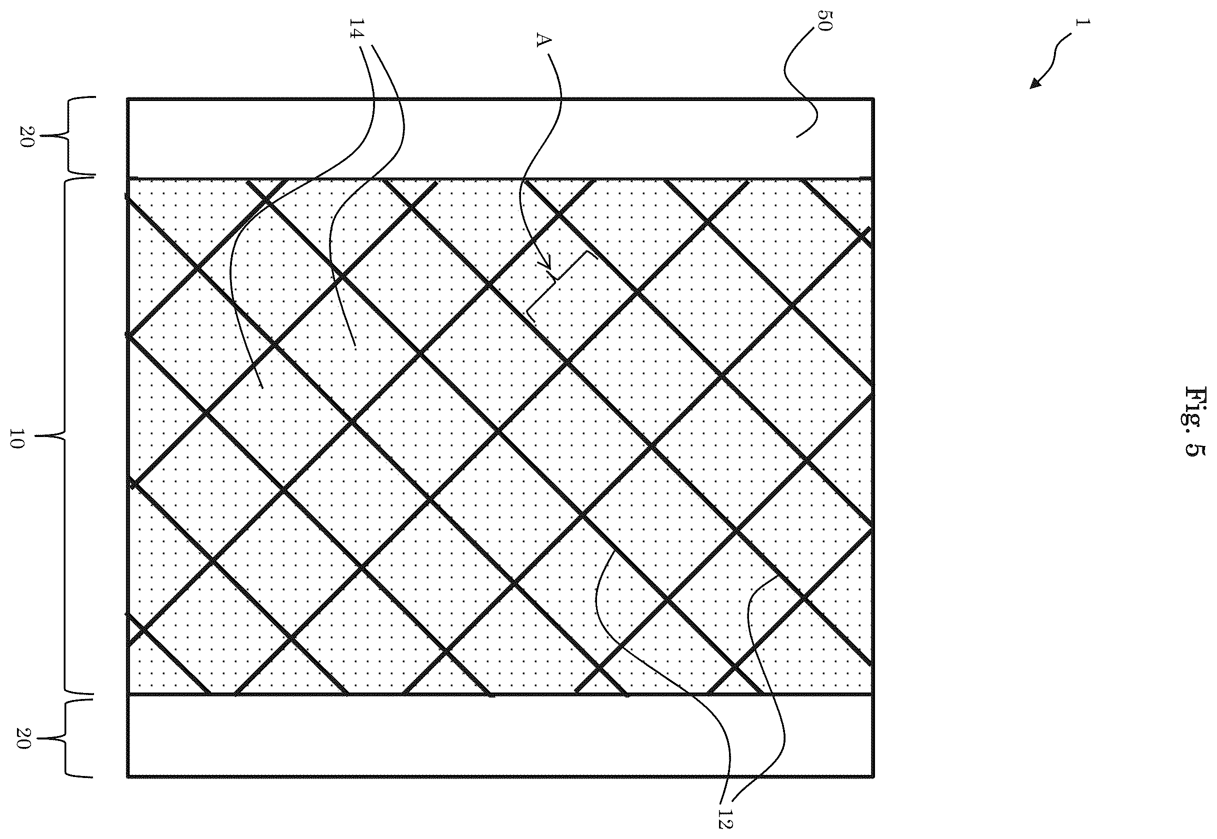 Patent US12342977 Figure 5 – Cleaner sheet, layered body of cleaner sheet, cleaning tool, and method for producing cleaner sheet