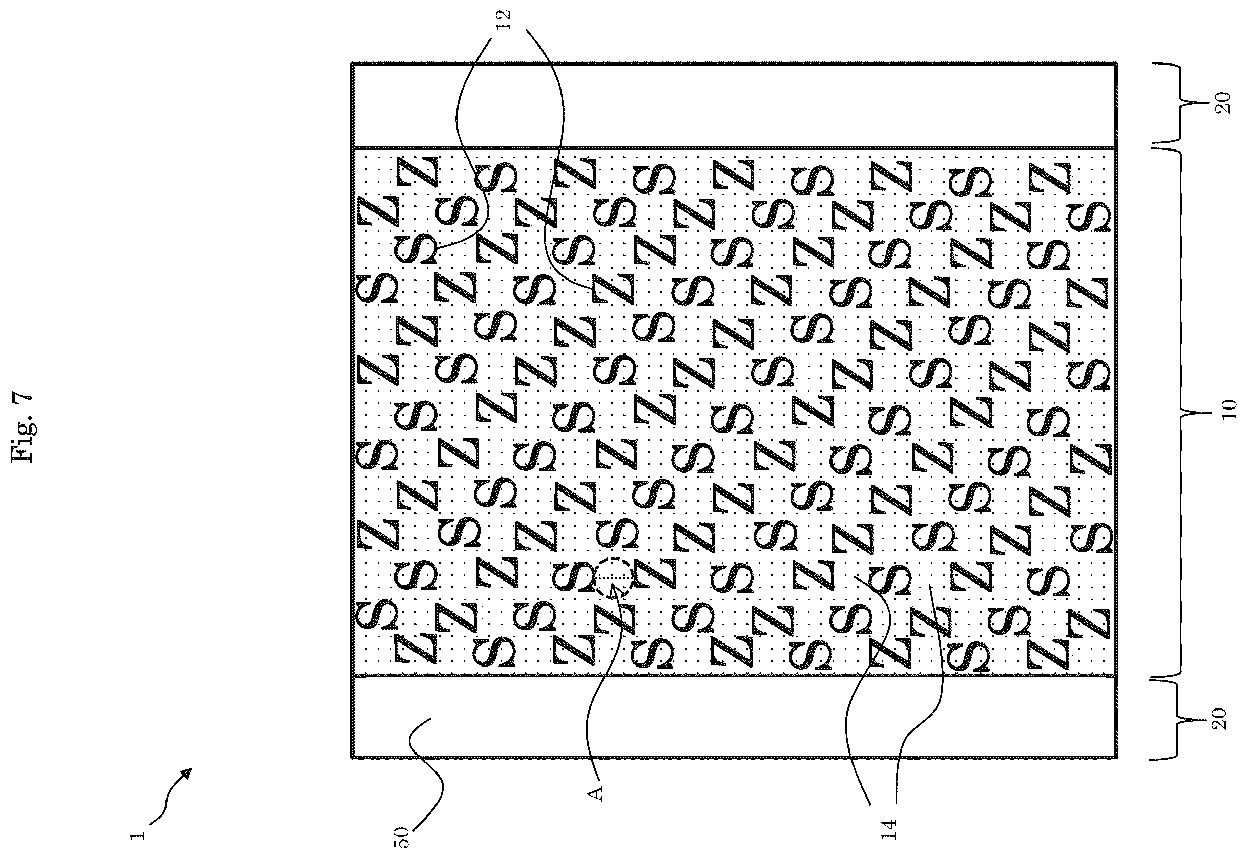 Patent US12342977 Figure 7 – Cleaner sheet, layered body of cleaner sheet, cleaning tool, and method for producing cleaner sheet
