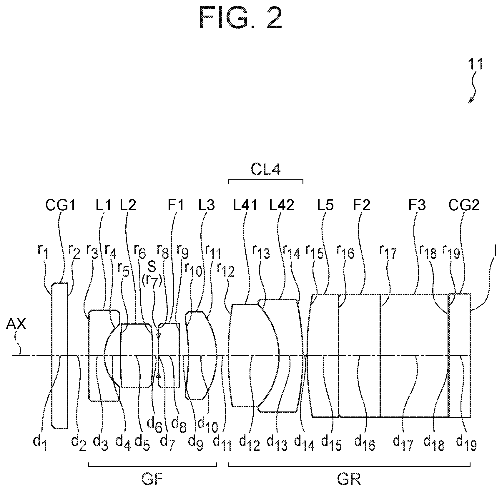 Patent US12342984 Figure 2 – Objective optical system, image pickup apparatus, and endoscope
