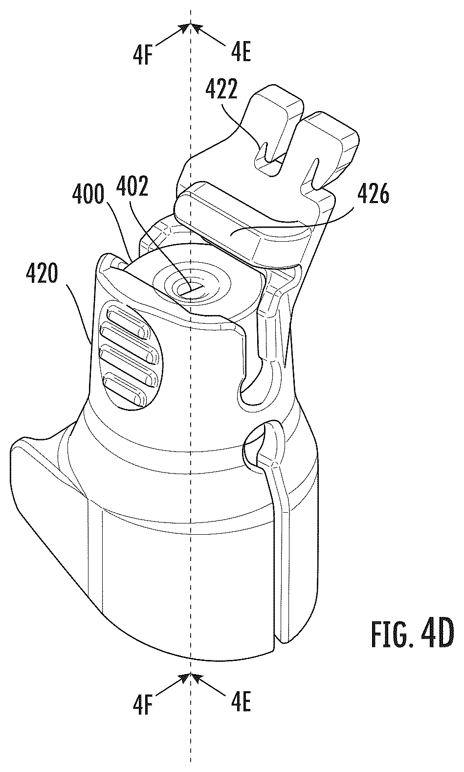 Patent US12342987 Figure 4 – Devices, systems, and methods for providing sealable access to a working channel