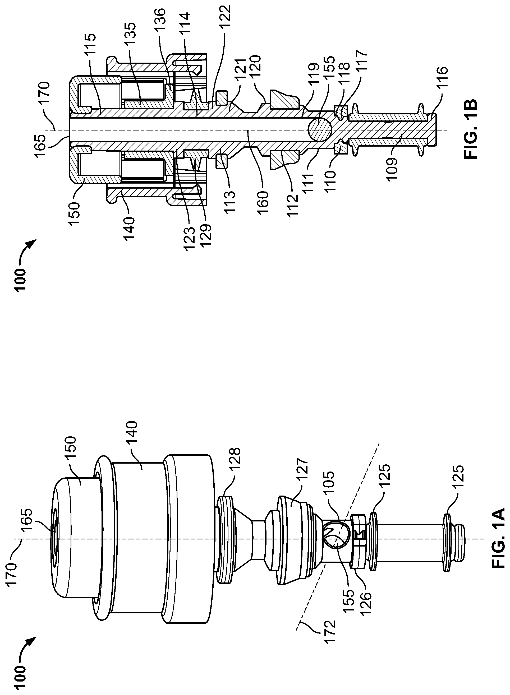 Patent US12342988 Figure 1 – Disposable air/water and suction valves for an endoscope