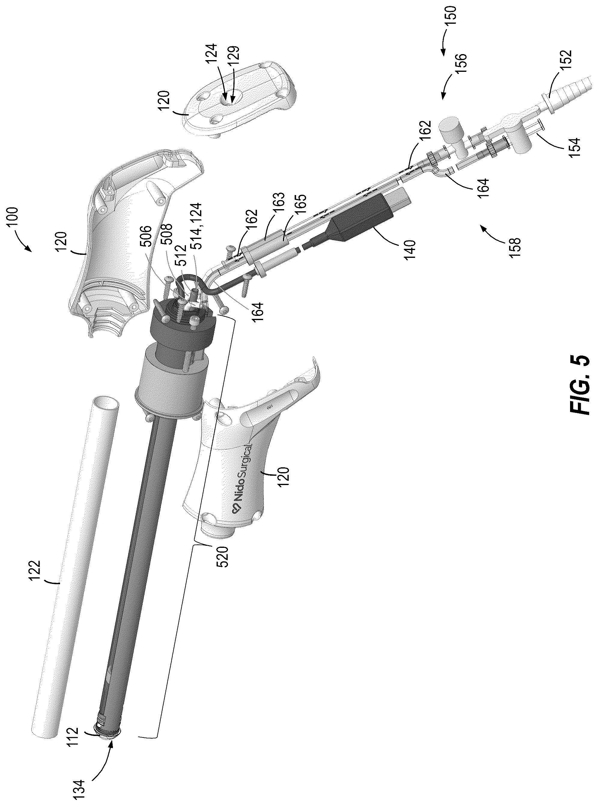 Patent US12342992 Figure 5 – Instrument port with fluid flush system