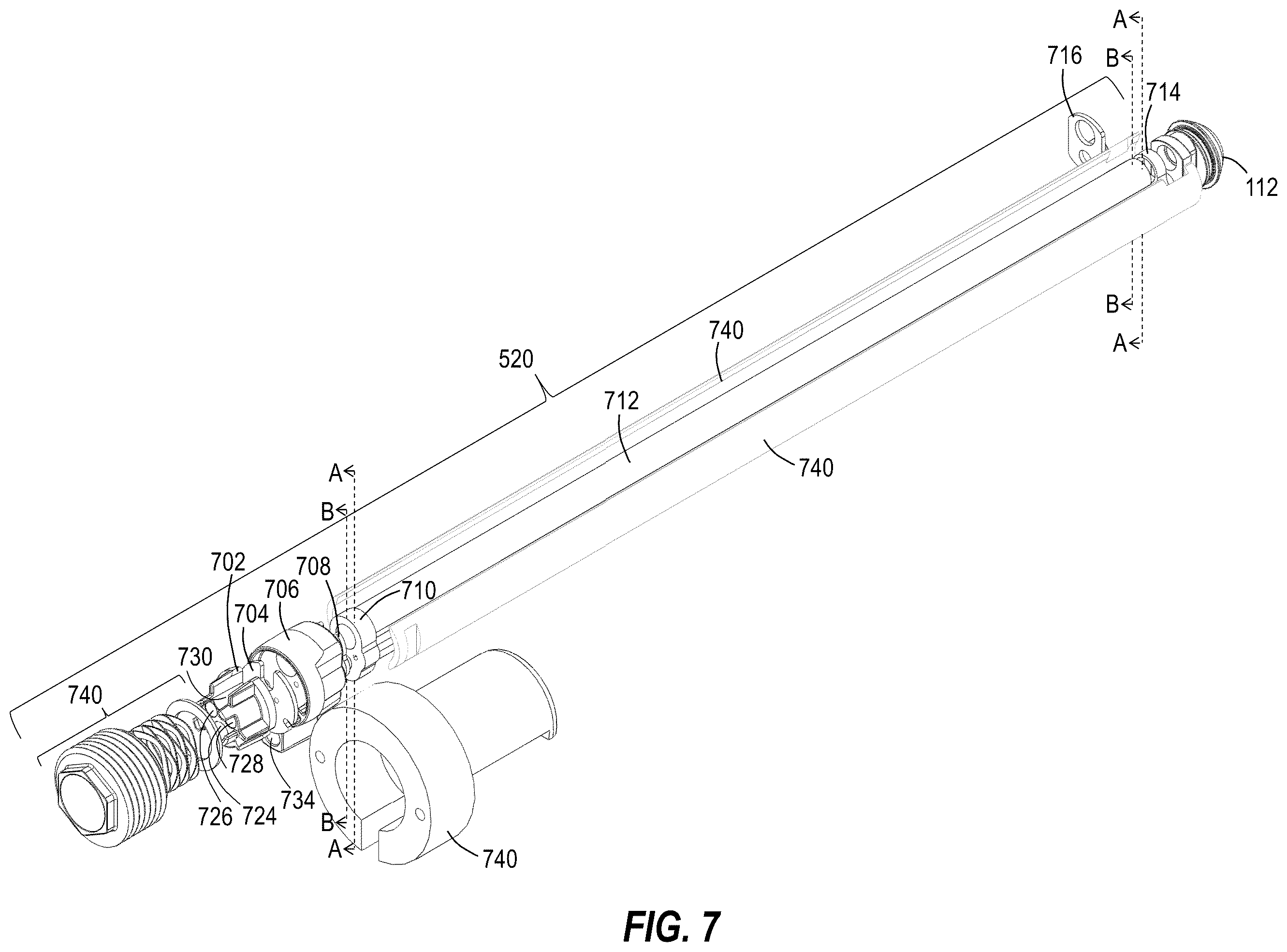 Patent US12342992 Figure 7 – Instrument port with fluid flush system