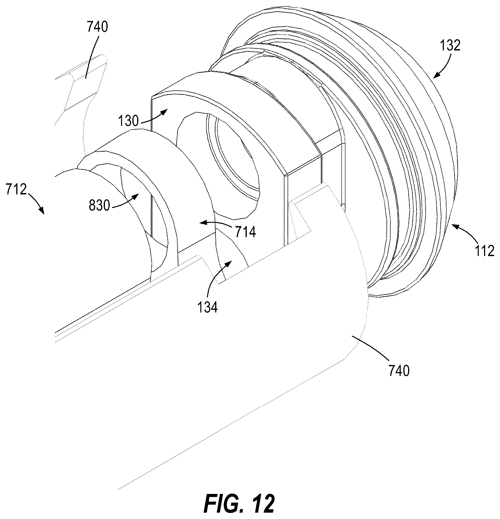 Patent US12342992 Figure 12 – Instrument port with fluid flush system