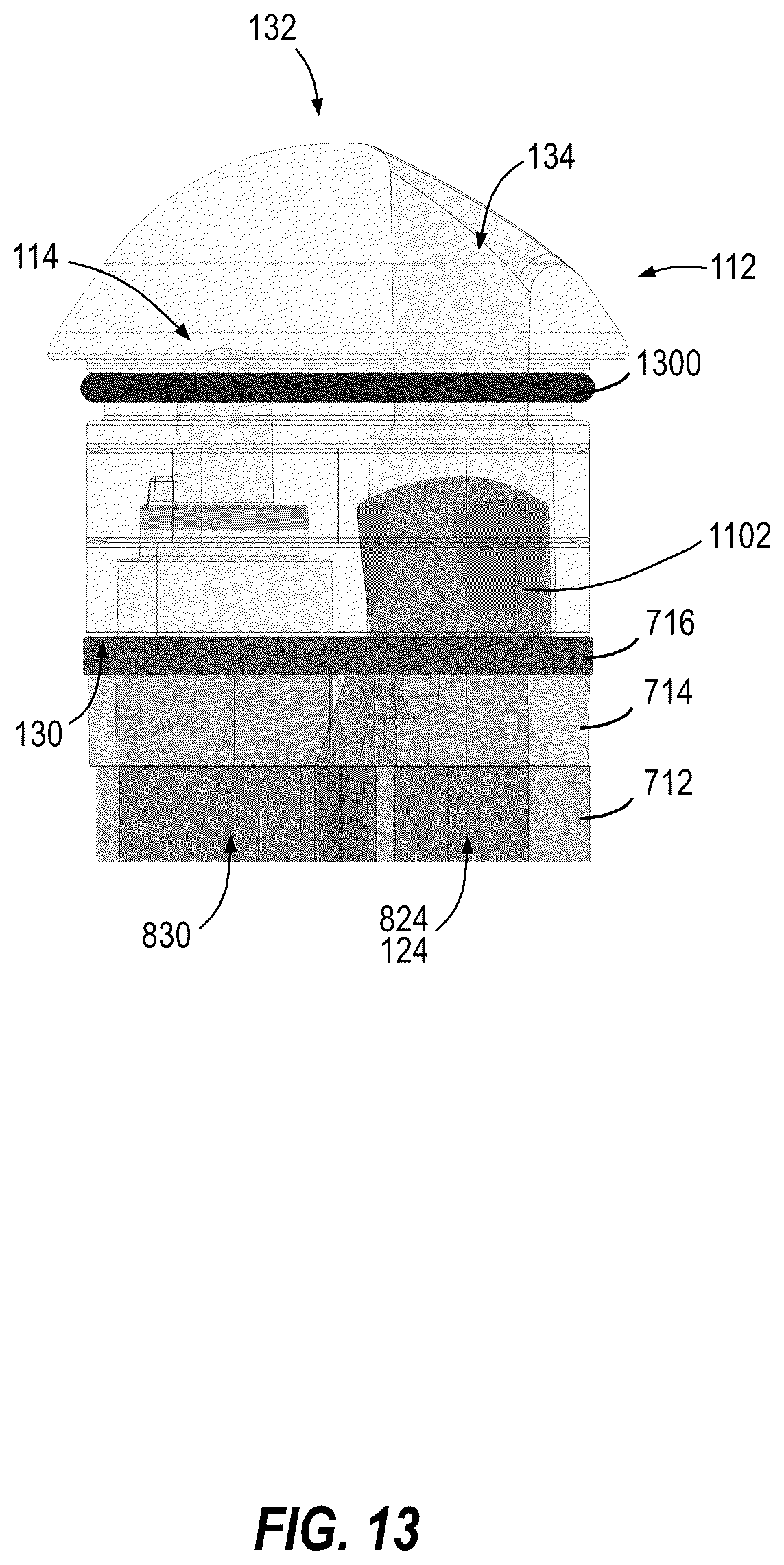 Patent US12342992 Figure 13 – Instrument port with fluid flush system