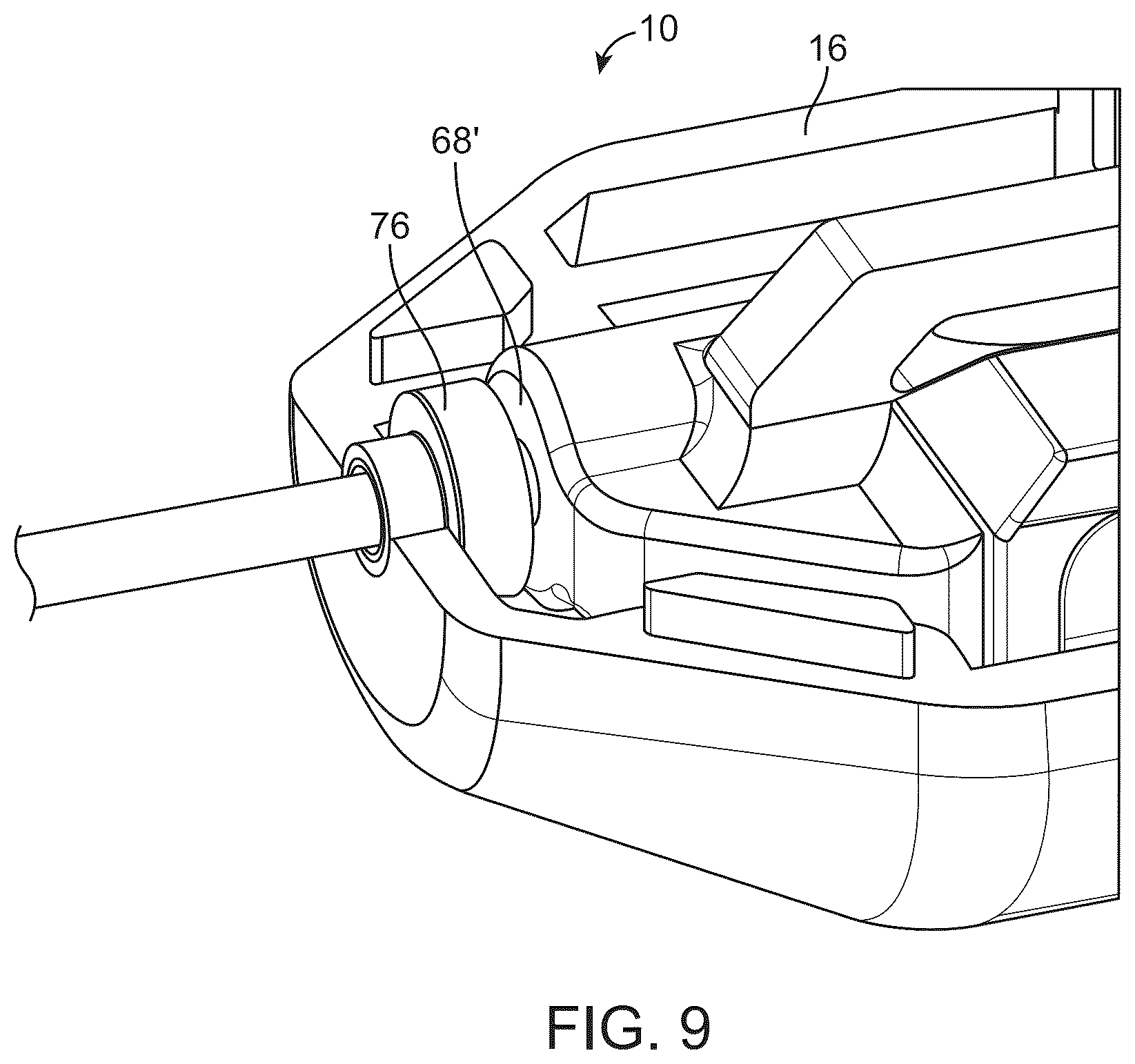 Patent US12342997 Figure 11 – Biopsy device arming mechanism
