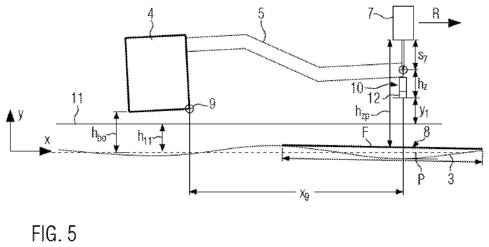 Patent US12345000 Figure 4 – Road finishing machine and method for levelling a screed