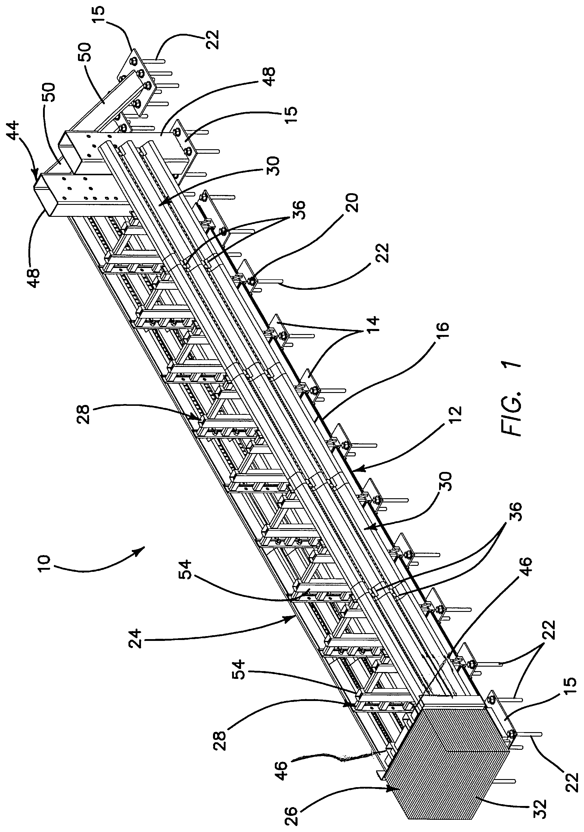 Patent US12345001 Figure 1 – Crash impact attenuator systems and methods