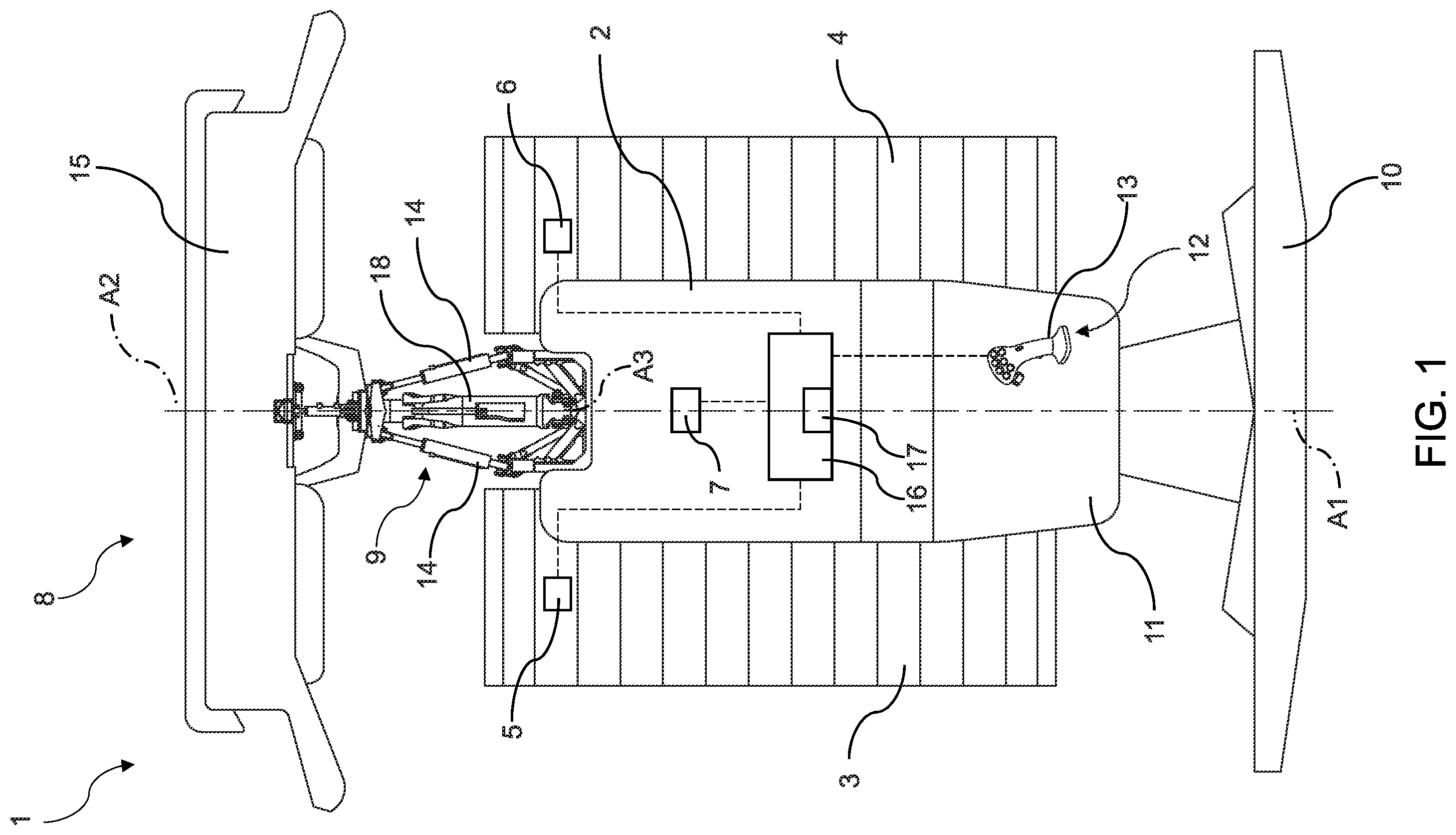 Patent US12345004 Figure 1 – Crawler vehicle and control method of said vehicle
