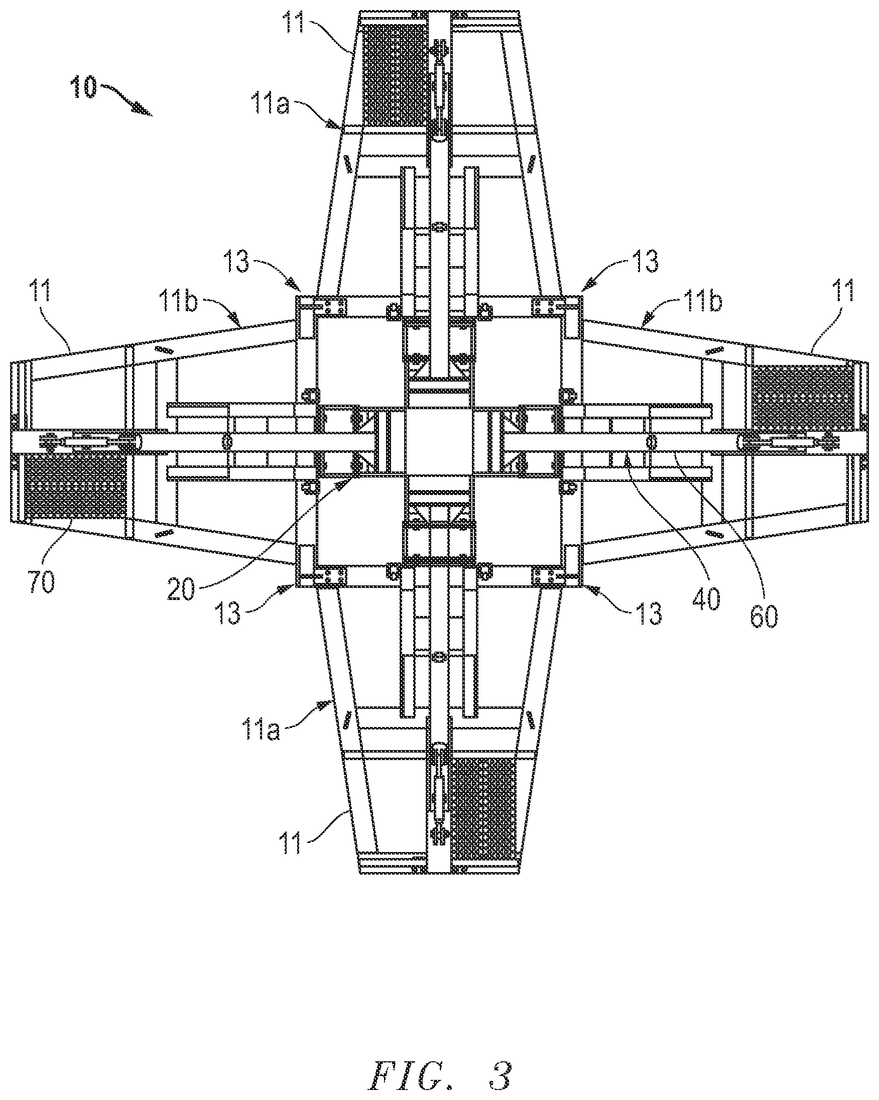 Patent US12345007 Figure 3 – Pile staging stand assembly and method of use