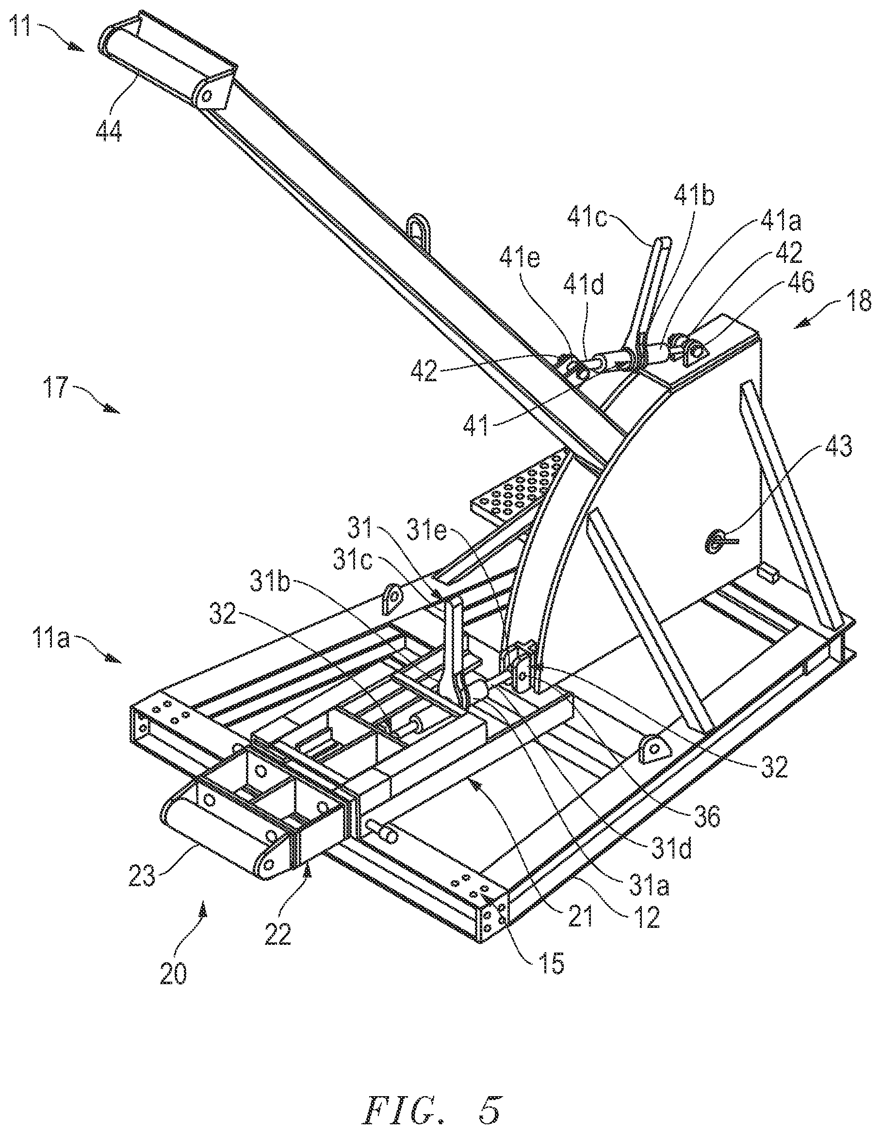 Patent US12345007 Figure 5 – Pile staging stand assembly and method of use