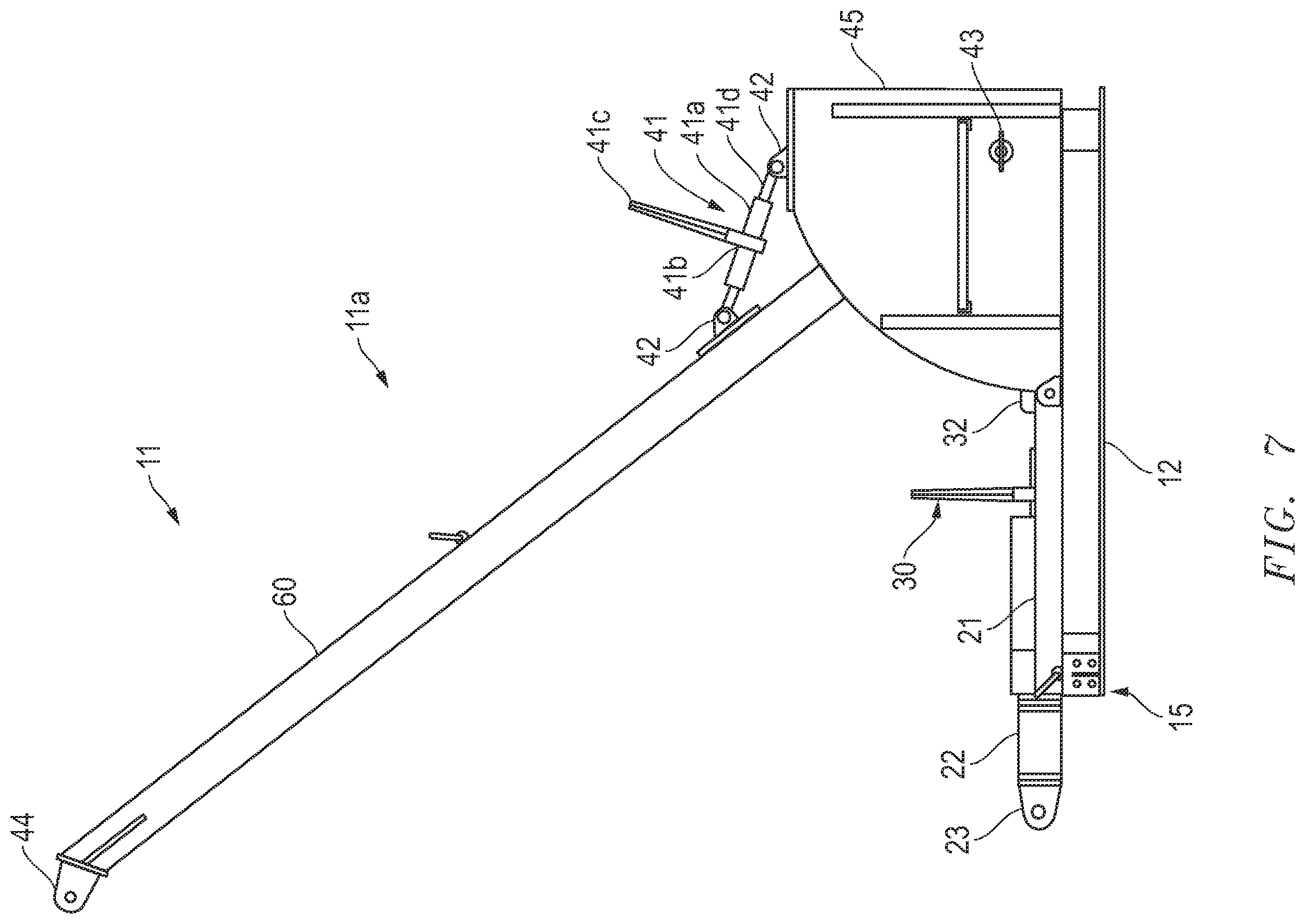 Patent US12345007 Figure 7 – Pile staging stand assembly and method of use