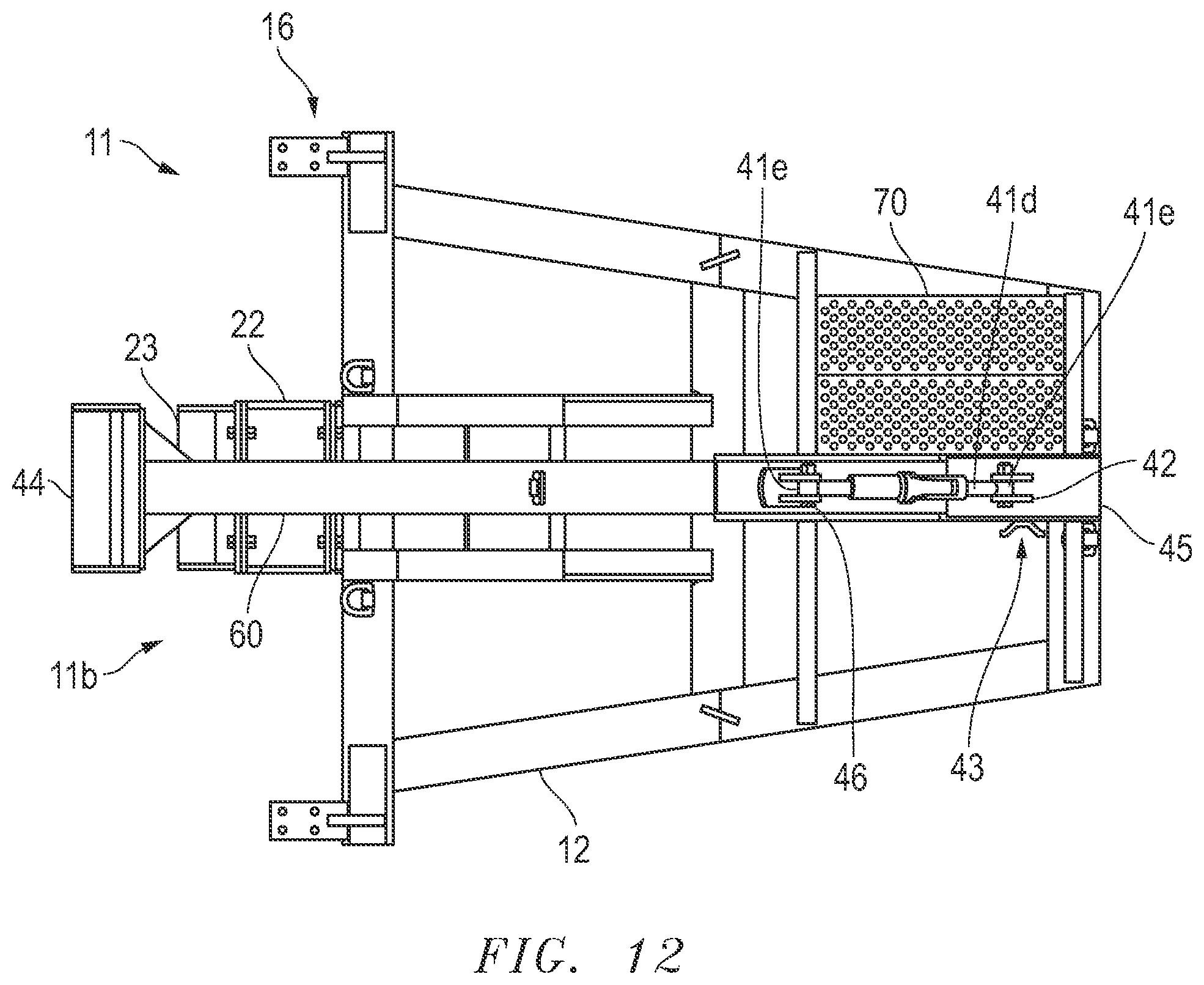 Patent US12345007 Figure 12 – Pile staging stand assembly and method of use