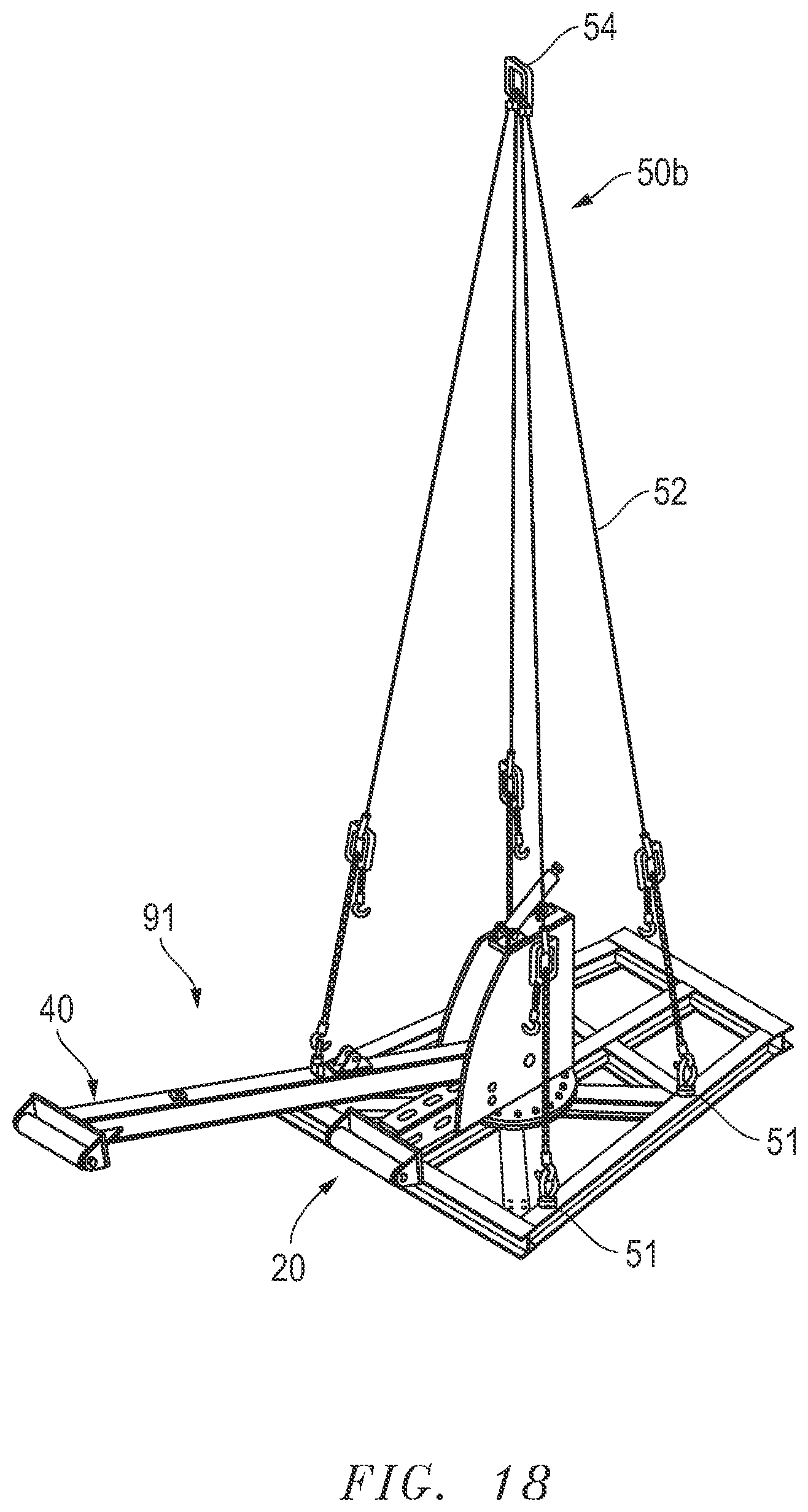 Patent US12345007 Figure 18 – Pile staging stand assembly and method of use